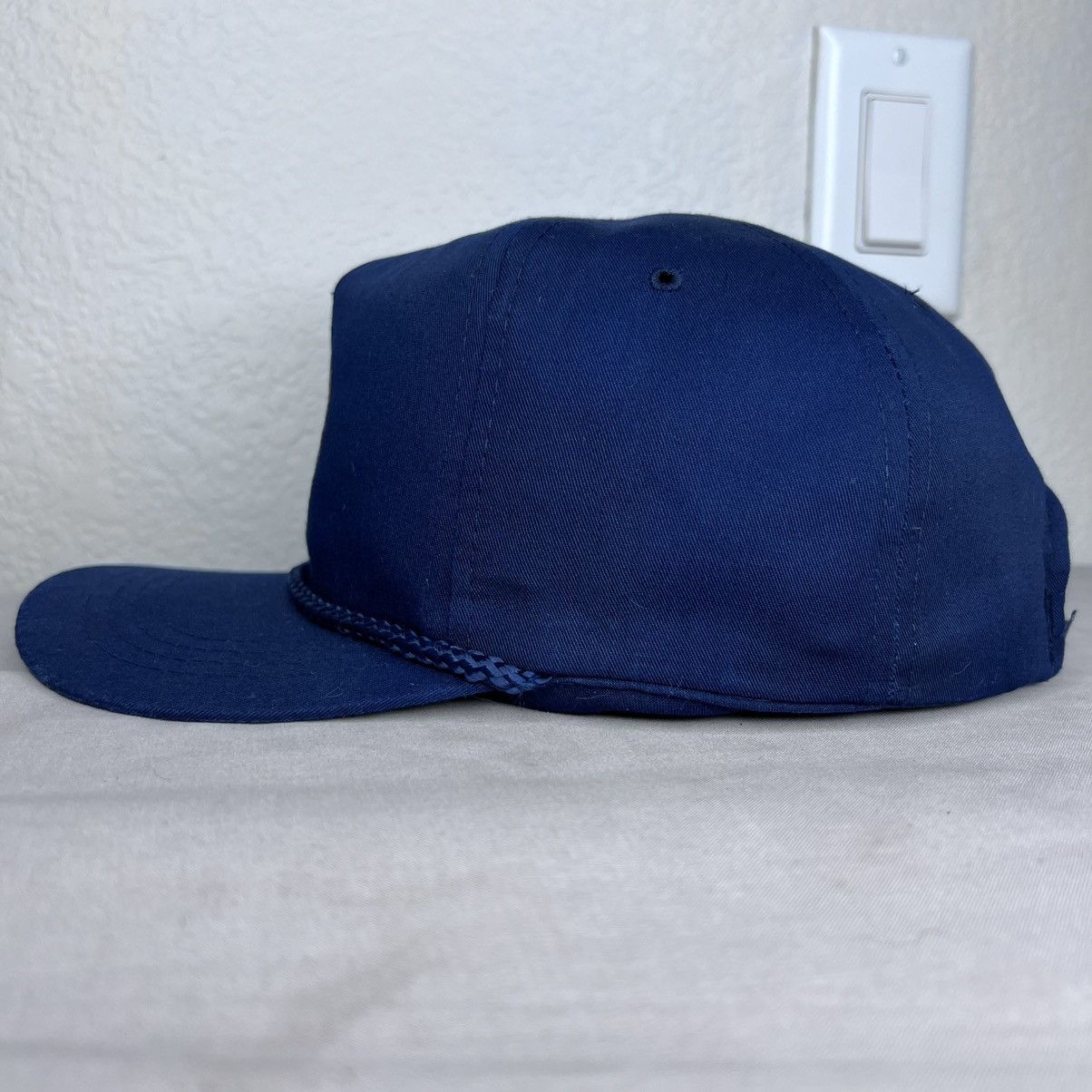 Cadillac Vintage 80s Cadillac Yupoong Rope Embroidered Strapback Hat Size ONE SIZE - 6 Thumbnail