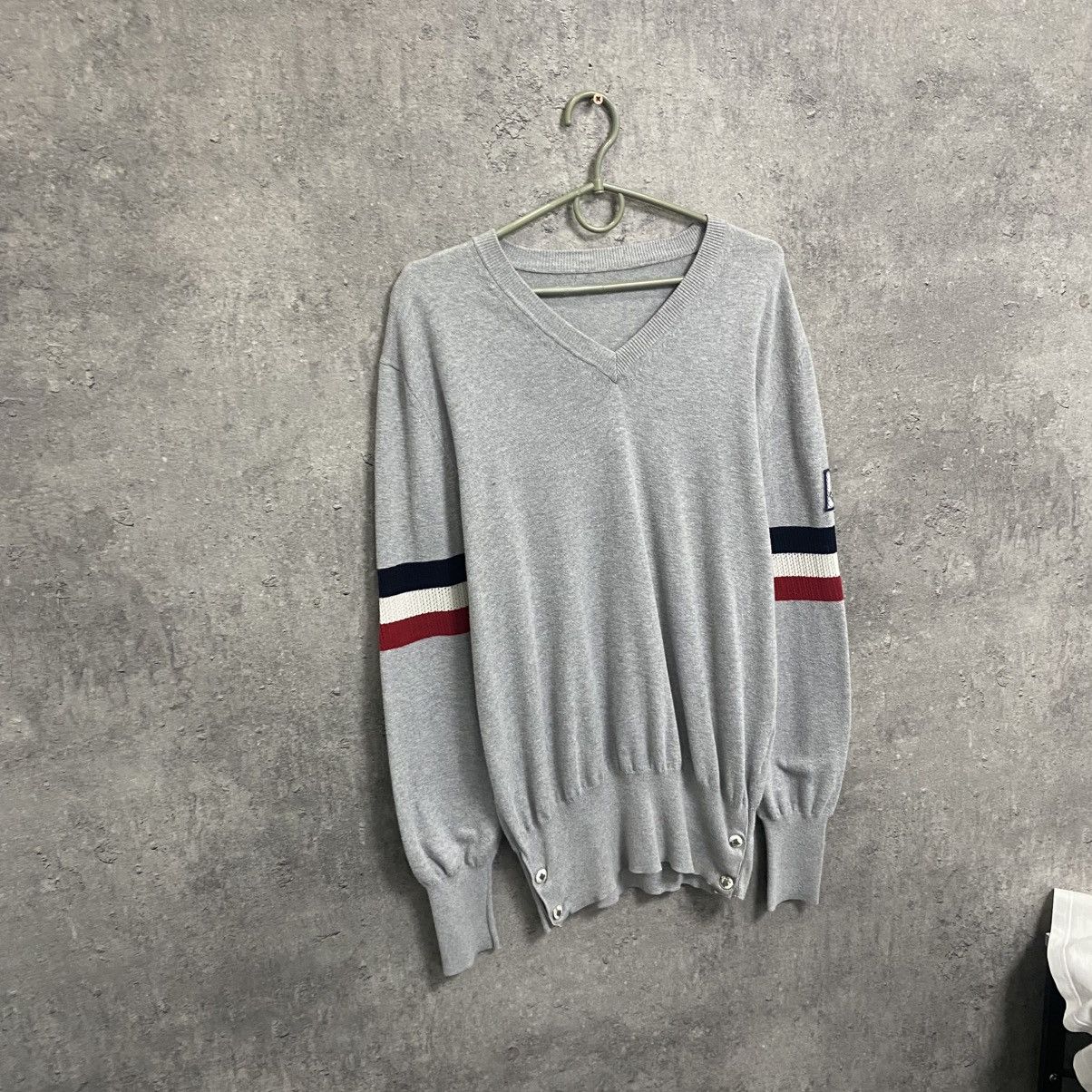 Moncler Vintage Moncler Sweater Jumper Cardigan Grey Size US XL / EU 56 / 4 - 3 Thumbnail