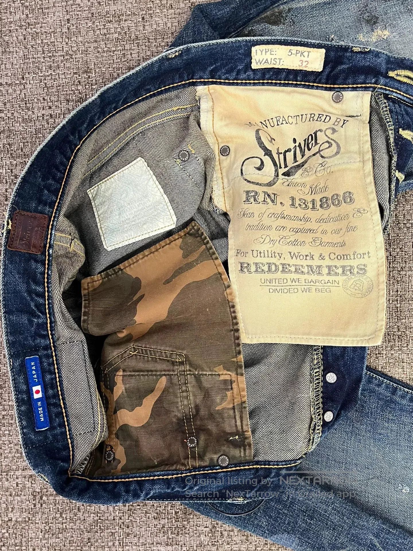 Prps Strivers Row Gradient Wash Jeans. Size US 32 / EU 48 - 7 Thumbnail