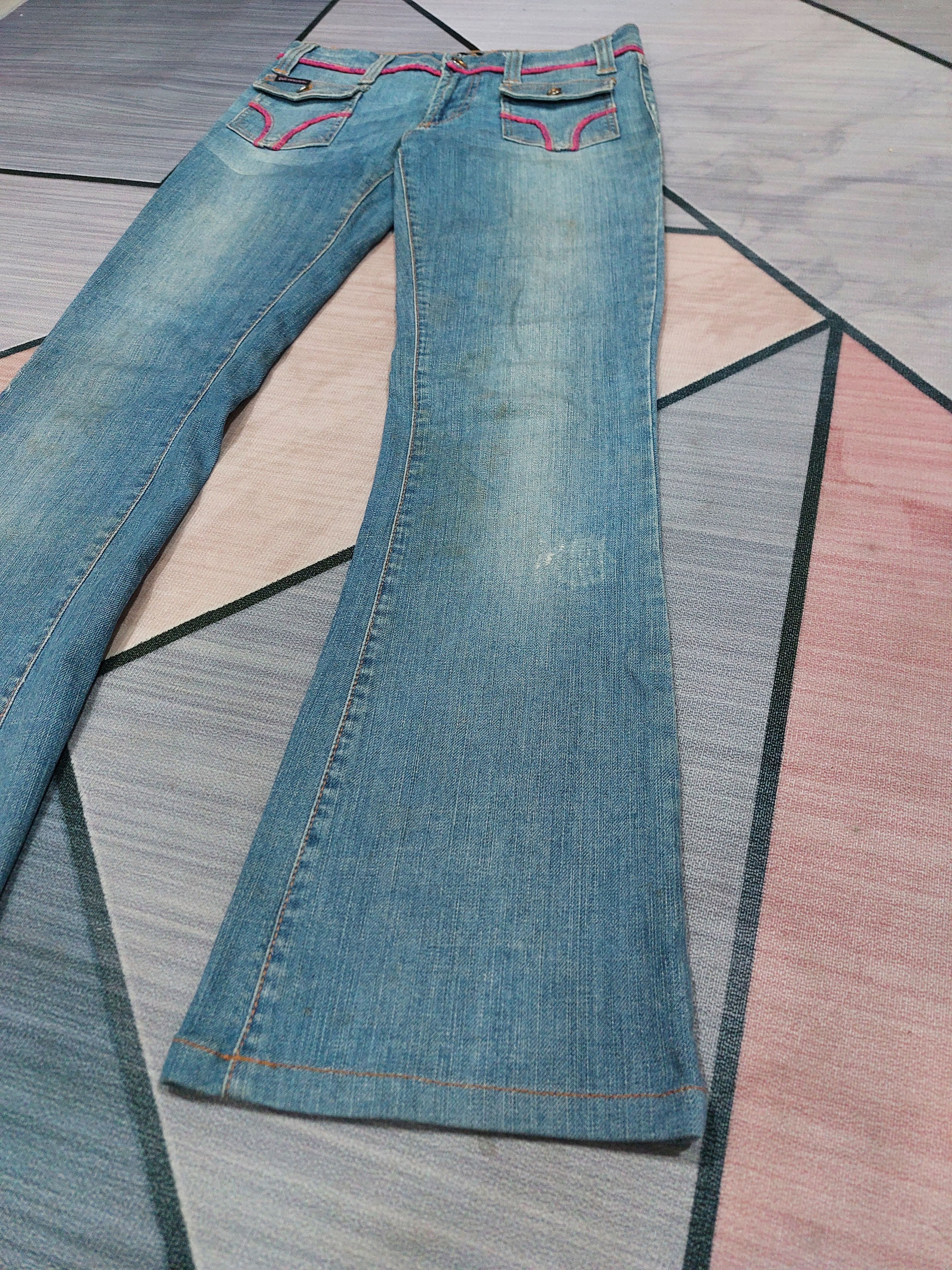 Dolce & Gabbana DOLCE & GABBANA FLARE Y2K JEANS Size 28" / US 6 / IT 42 - 2 Thumbnail