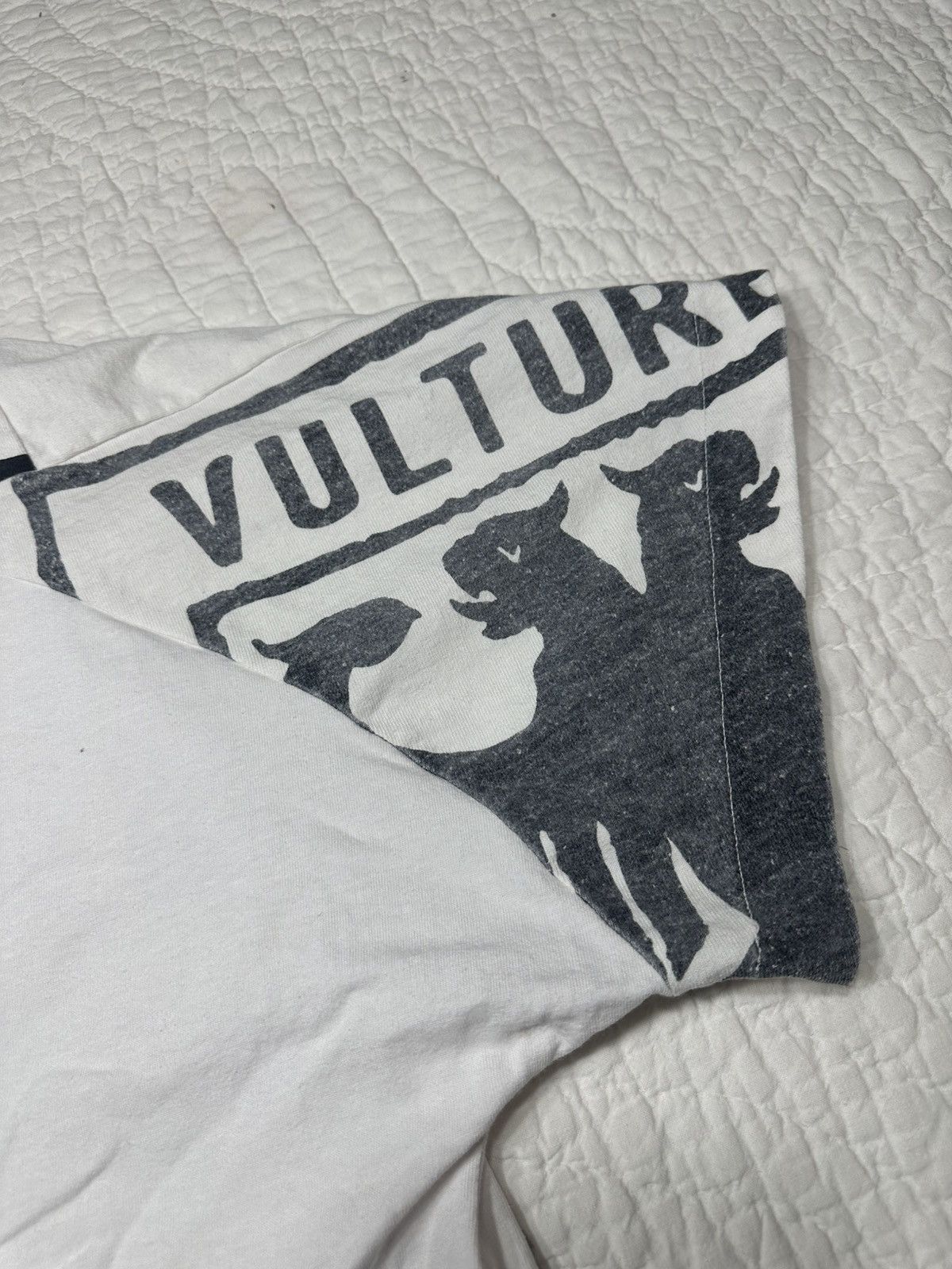 Kanye West × Los Angeles Apparel Kanye West Custom 1 of 1 Official Vultures Tee- No Tag L/XL Size US XL / EU 56 / 4 - 3 Thumbnail