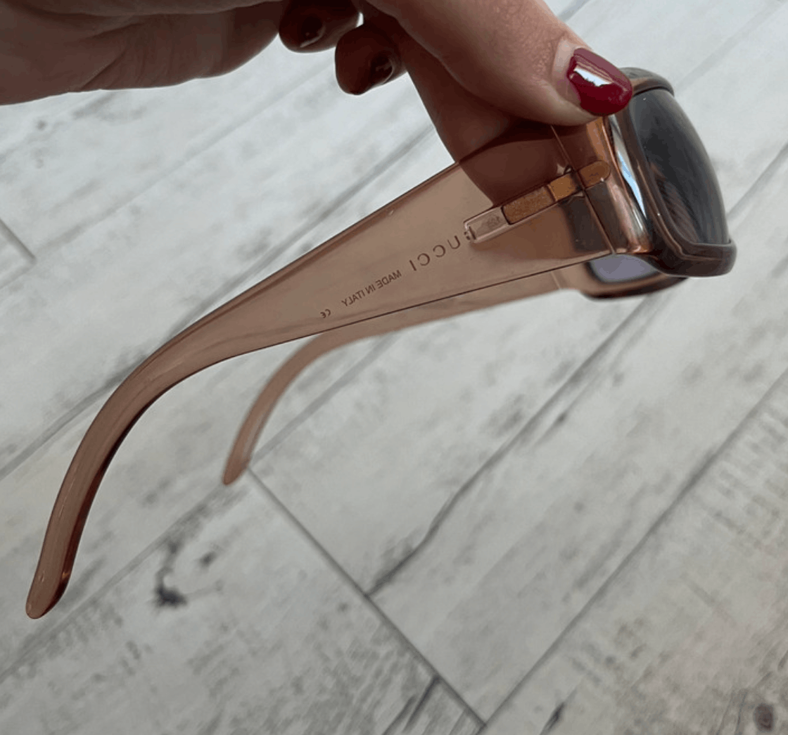 Gucci × Tom Ford × Vintage GUCCI Sunglasses GG1403 Shield Wrap Rimless Mask Tom Ford Size ONE SIZE - 2 Thumbnail