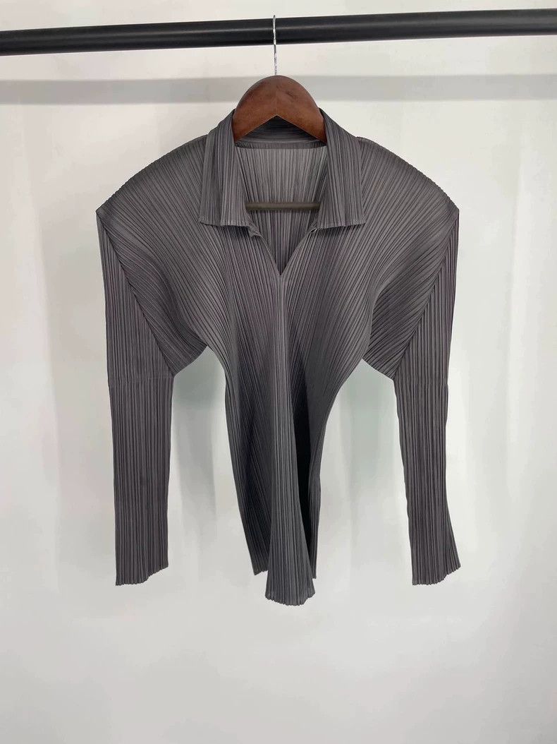 Issey Miyake issey miyake size:3 Pleated lapel top 2506-Nextarrow Size XXS / US 00 / IT 34 - 5 Thumbnail
