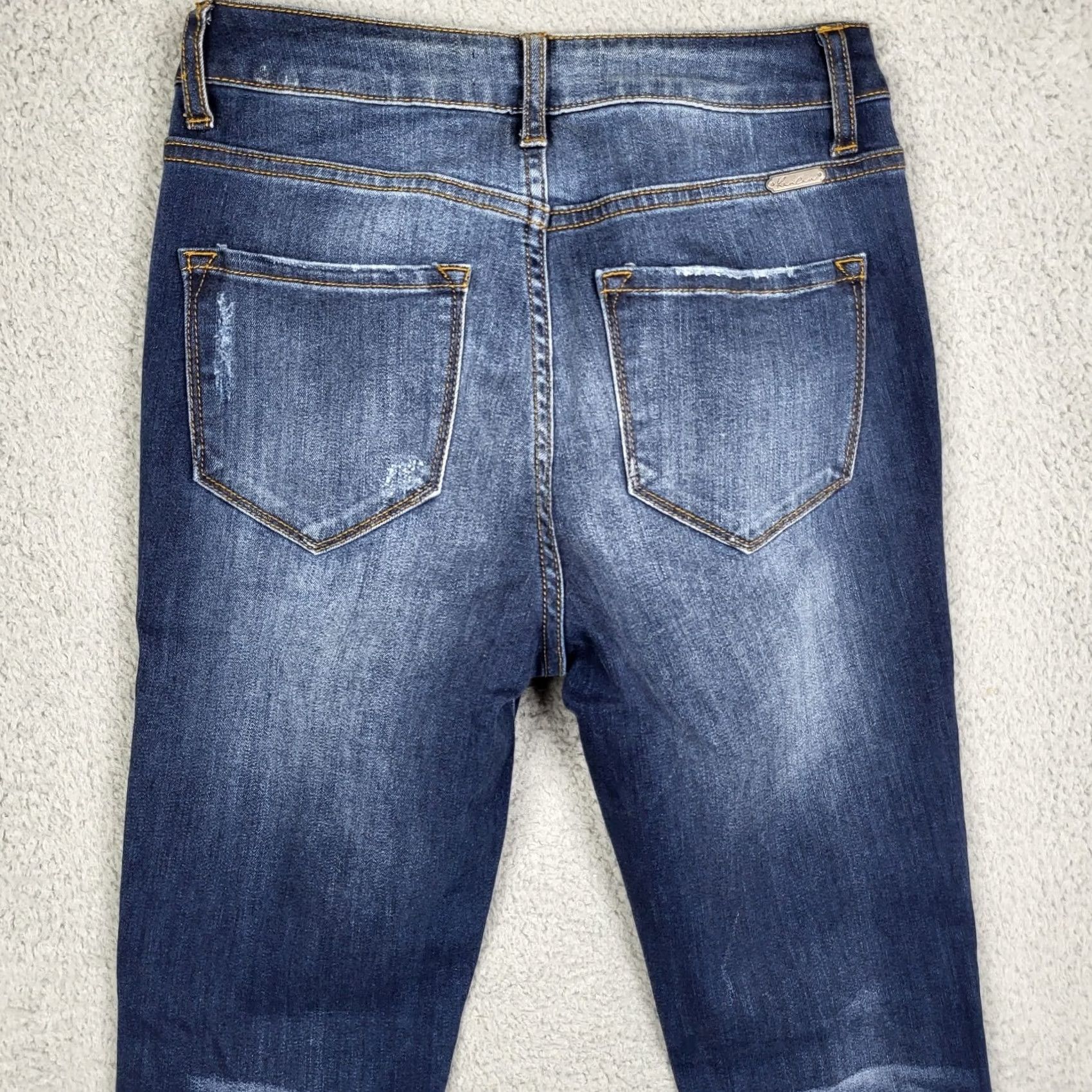 Vintage Kancan Los Angeles Womens Mid Rise Skinny Casual Jeans Size 27 Size 27" / US 4 / IT 40 - 7 Thumbnail