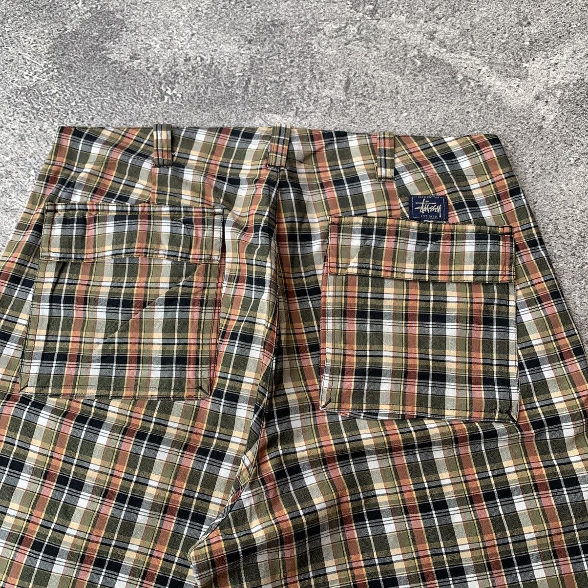 Stussy Vintage 80s Stussy Plaid Shorts Size US 32 / EU 48 - 4 Thumbnail