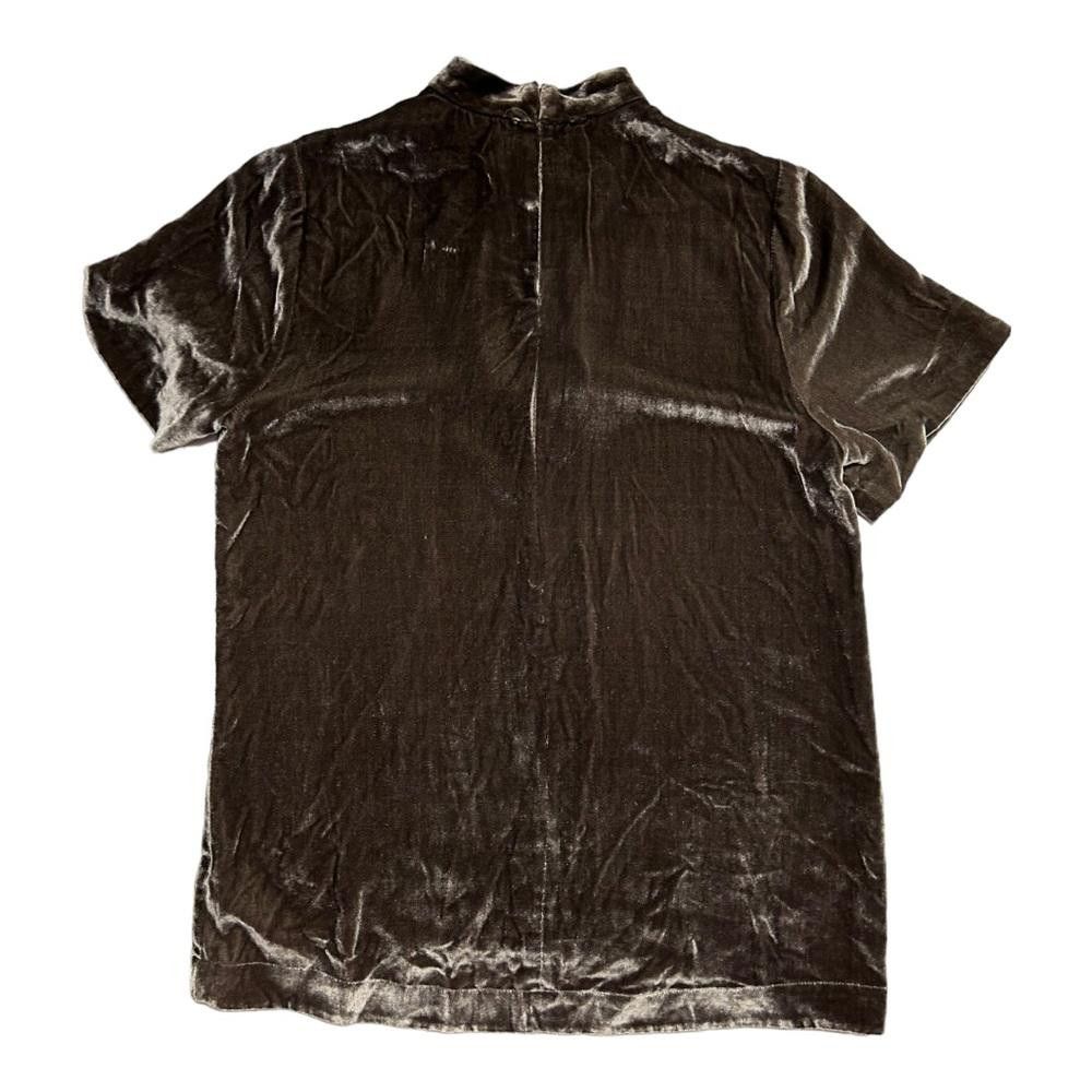 Madewell Madewell l Velvet Choquer Blouse In Ash Grey XS Size XS / US 0-2 / IT 36-38 - 4 Thumbnail