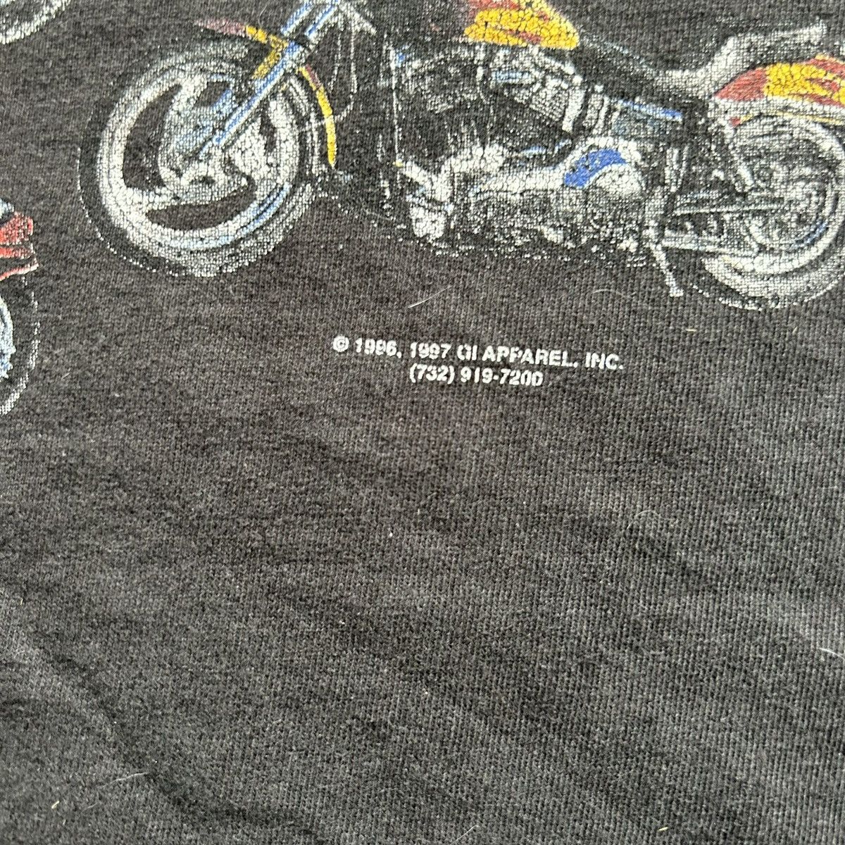 Other Vintage 90s Motorcycle Tee Size US XL / EU 56 / 4 - 4 Thumbnail