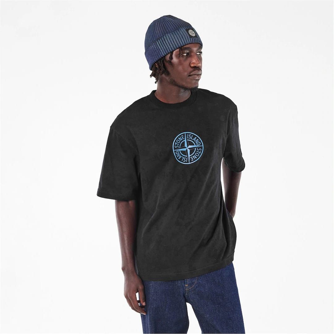 Stone Island o1g2r1mq0526 Dial Oversized T-Shirt in Nero Size US S / EU 44-46 / 1 - 3 Thumbnail