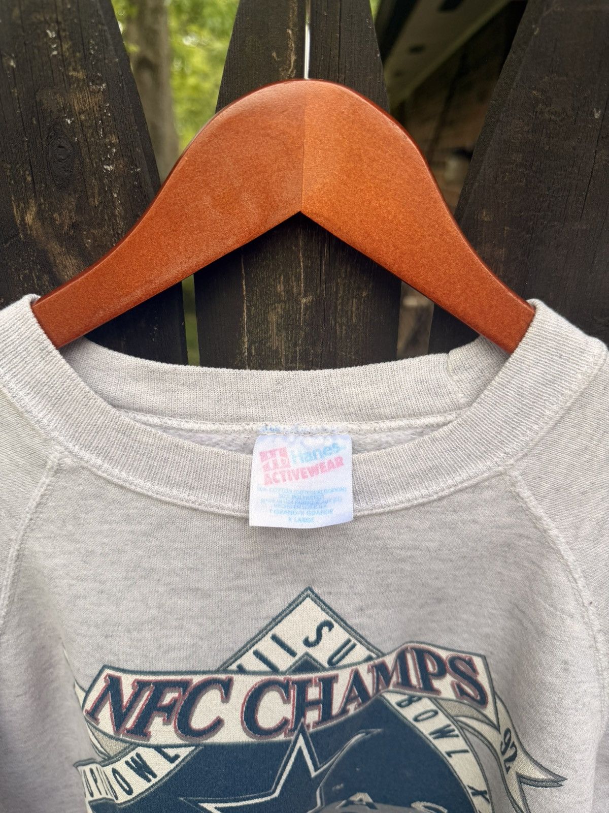 Rap Tees VTG 1992 Dallas Cowboys NFC Champs Crewneck Size XL Size US XL / EU 56 / 4 - 5 Thumbnail