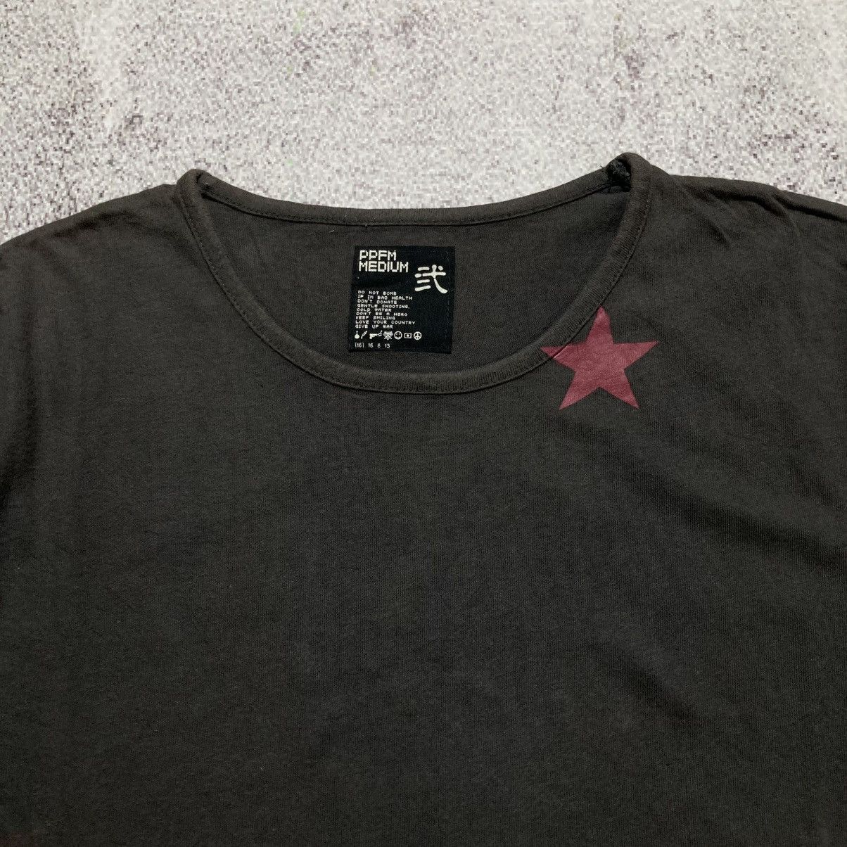 PPFM 2000s PPFM Stars Logo Grunge Punk Style Raglan Shirt Size US M / EU 48-50 / 2 - 3 Thumbnail