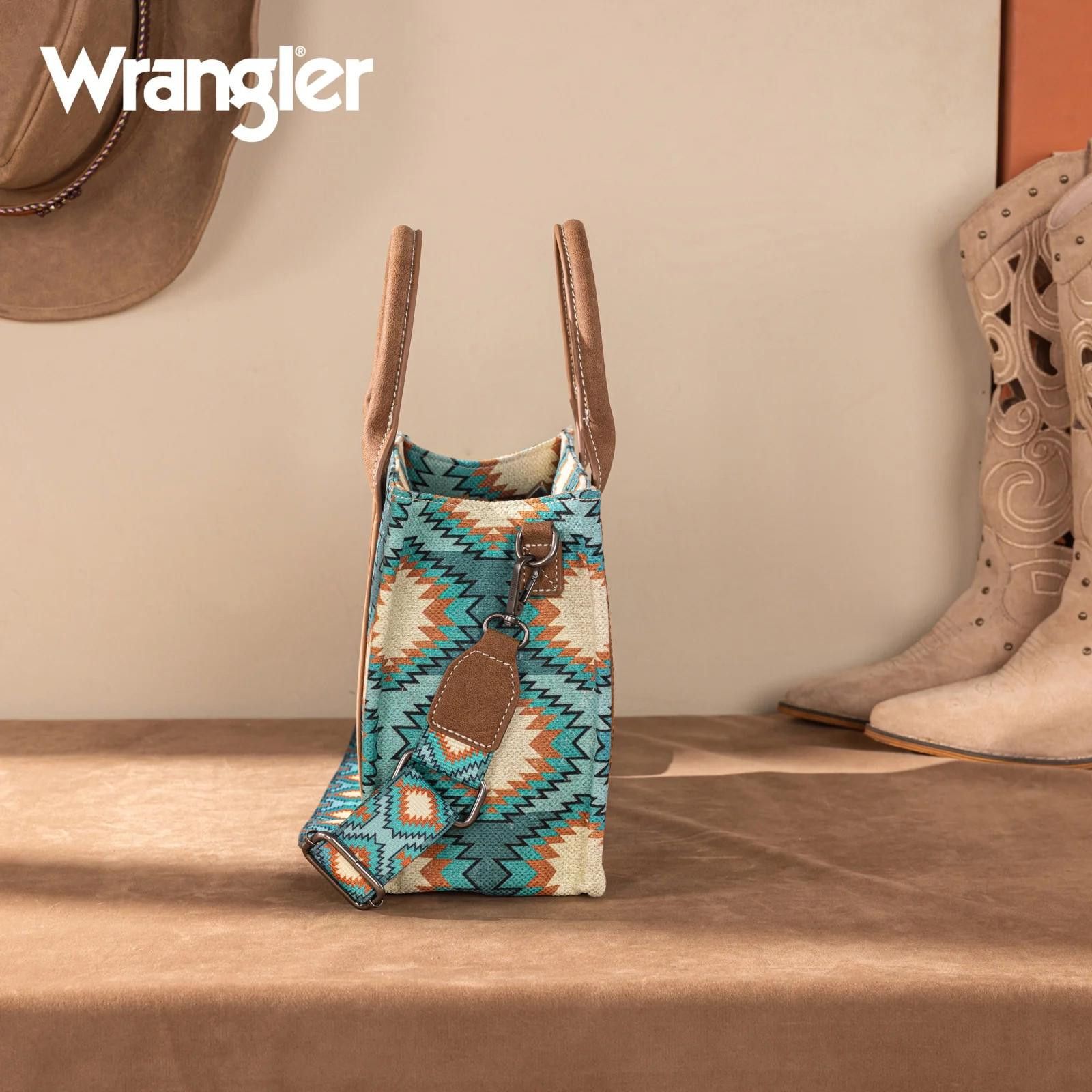 Wrangler Wrangler Stylish Aztec Tote Bag Size ONE SIZE - 4 Thumbnail
