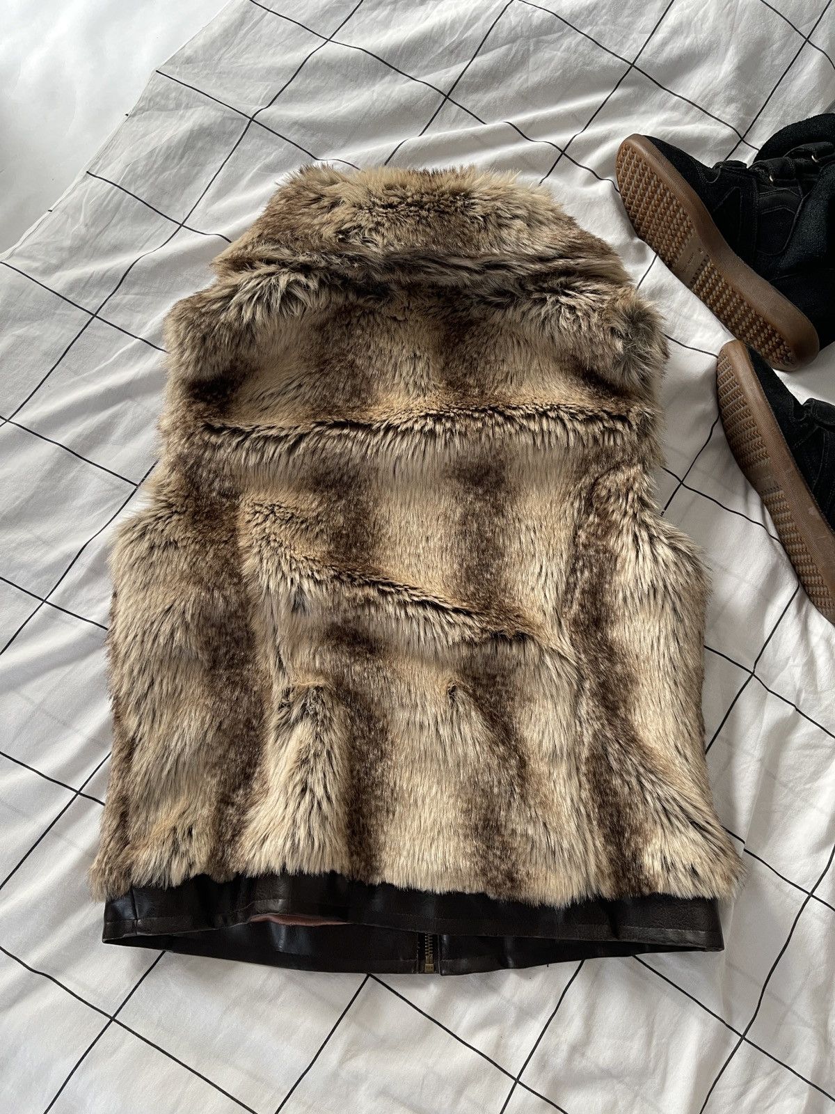 If Six Was Nine Vintage Issey Miyake Yohji vibe FUR Fuzzy Avant Garde Vest Size US M / EU 48-50 / 2 - 3 Thumbnail