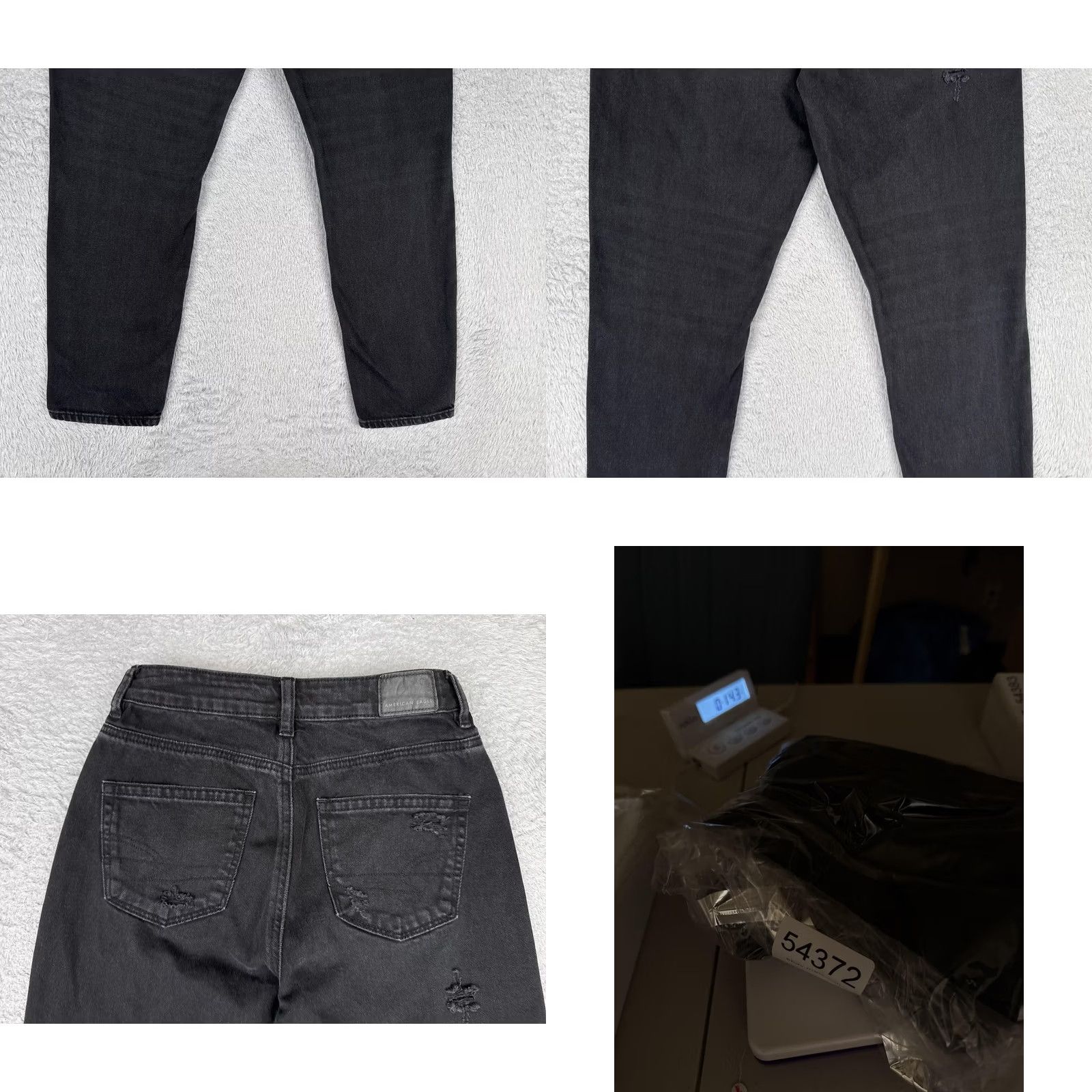 American Eagle Outfitters VINTAGE American Eagle Jeans Women 0 S Black Charcoal High Rise Distressed Denim 24x25 Size 25" / US 0 / IT 36 - 10 Thumbnail