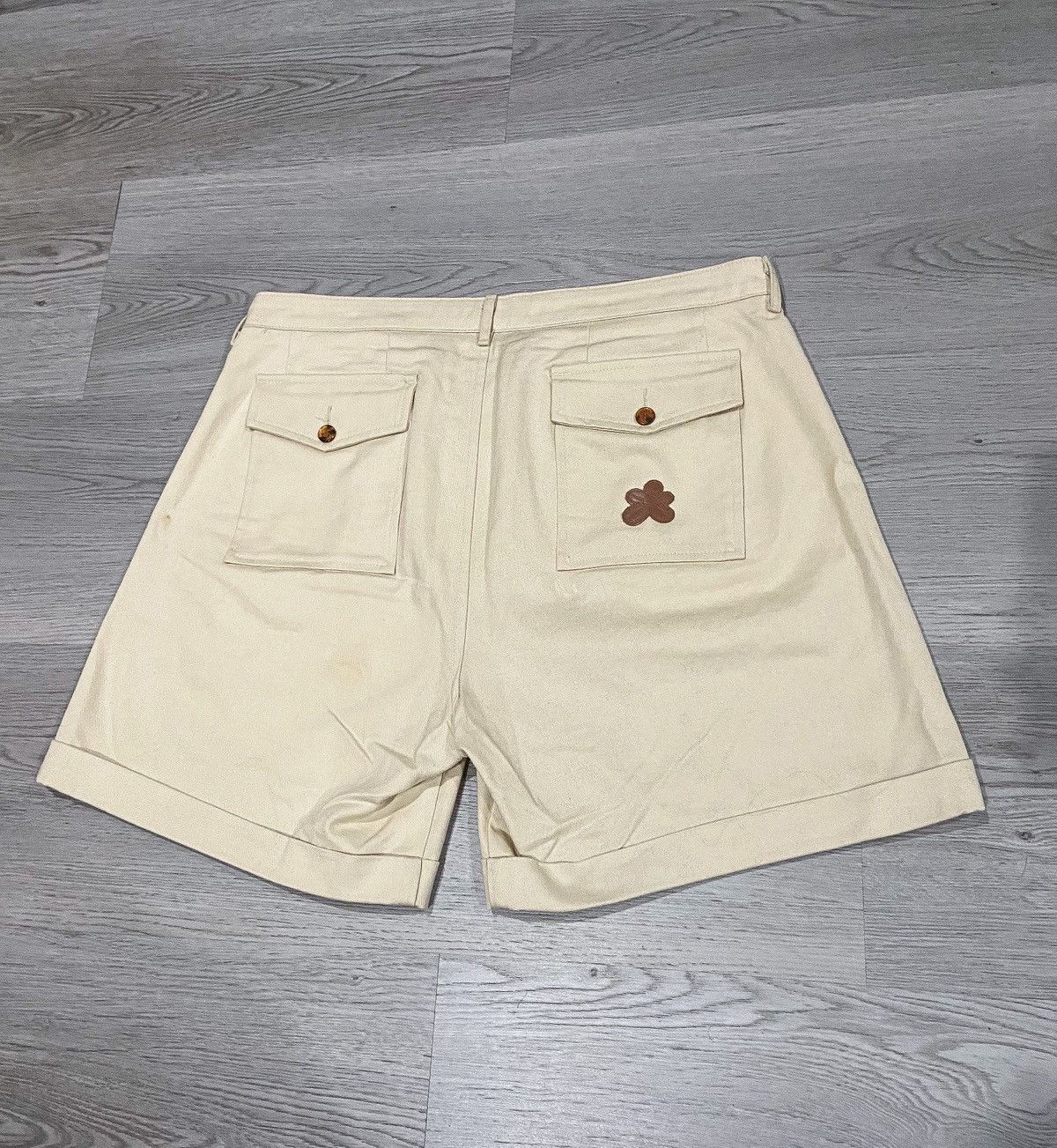 Golf le Fleur Golf Le Fleur Double Pleated Shorts Khaki Size US 34 / EU 50 - 8 Thumbnail