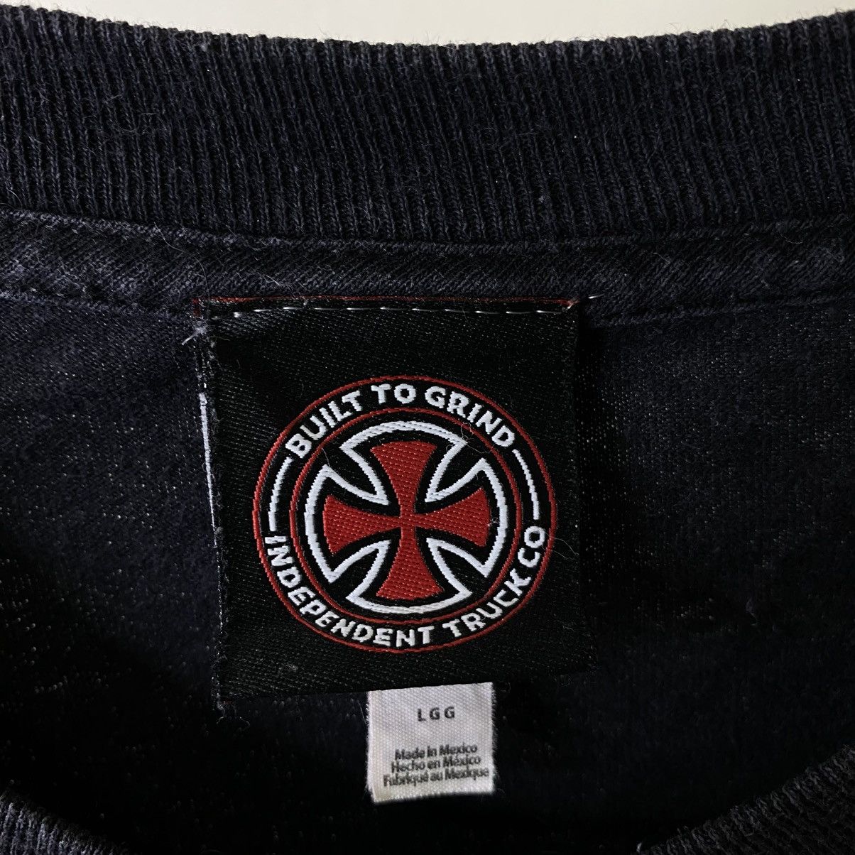 Independent Truck Co. Y2K Independent x Thrasher Satanic 666 Logo Skater T Shirt Size US L / EU 52-54 / 3 - 3 Thumbnail