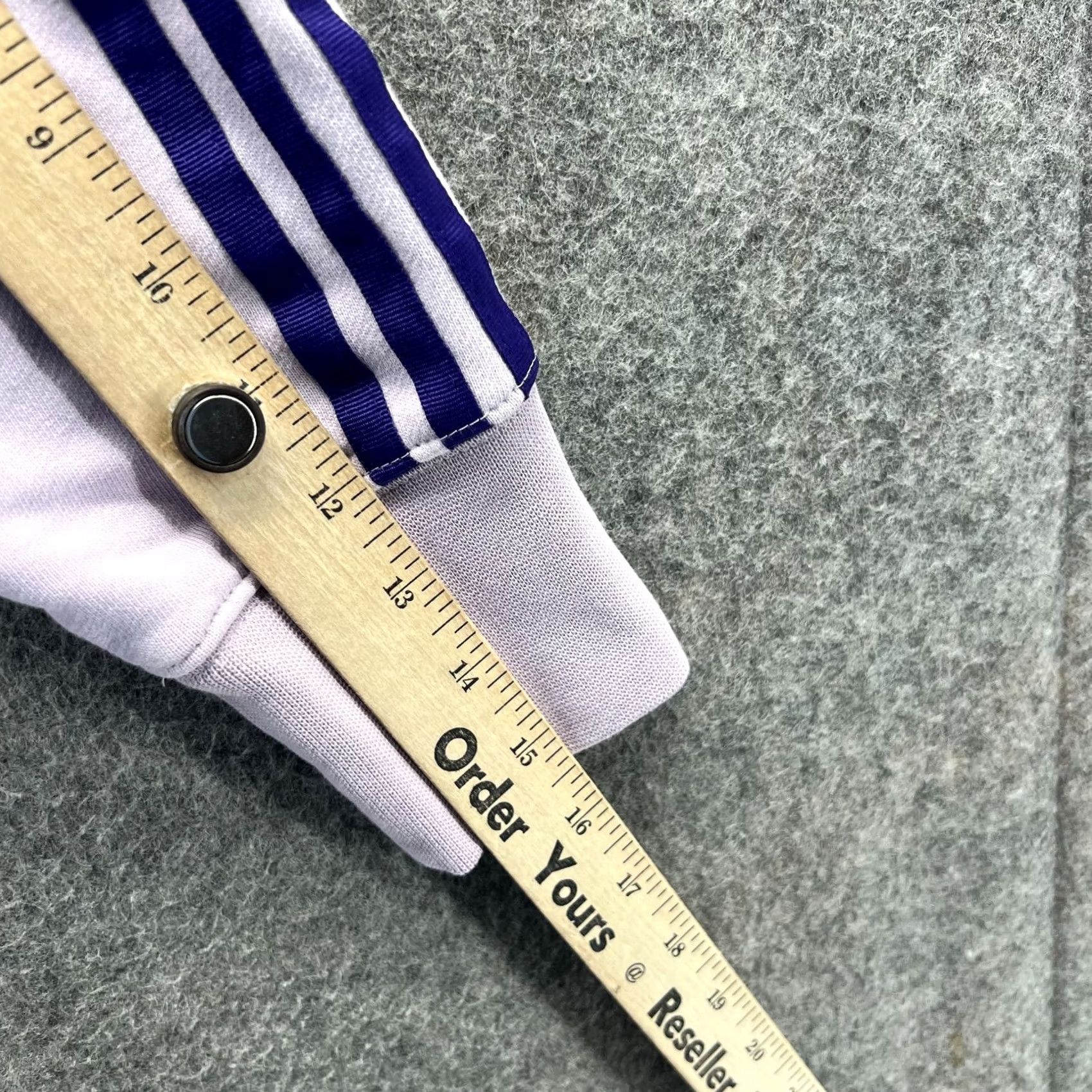 Adidas VINTAGE Adidas Hoodie Womens XS Purple Cropped Originals Trefoil 3 Stripes Jacket Size XS / US 0-2 / IT 36-38 - 5 Thumbnail