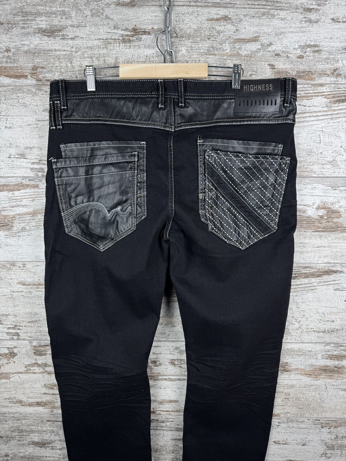 Vintage KOSMO LUPO Herren Jeans Hose Black Denim Japan Style size 38 Size US 38 / EU 54 - 10 Thumbnail
