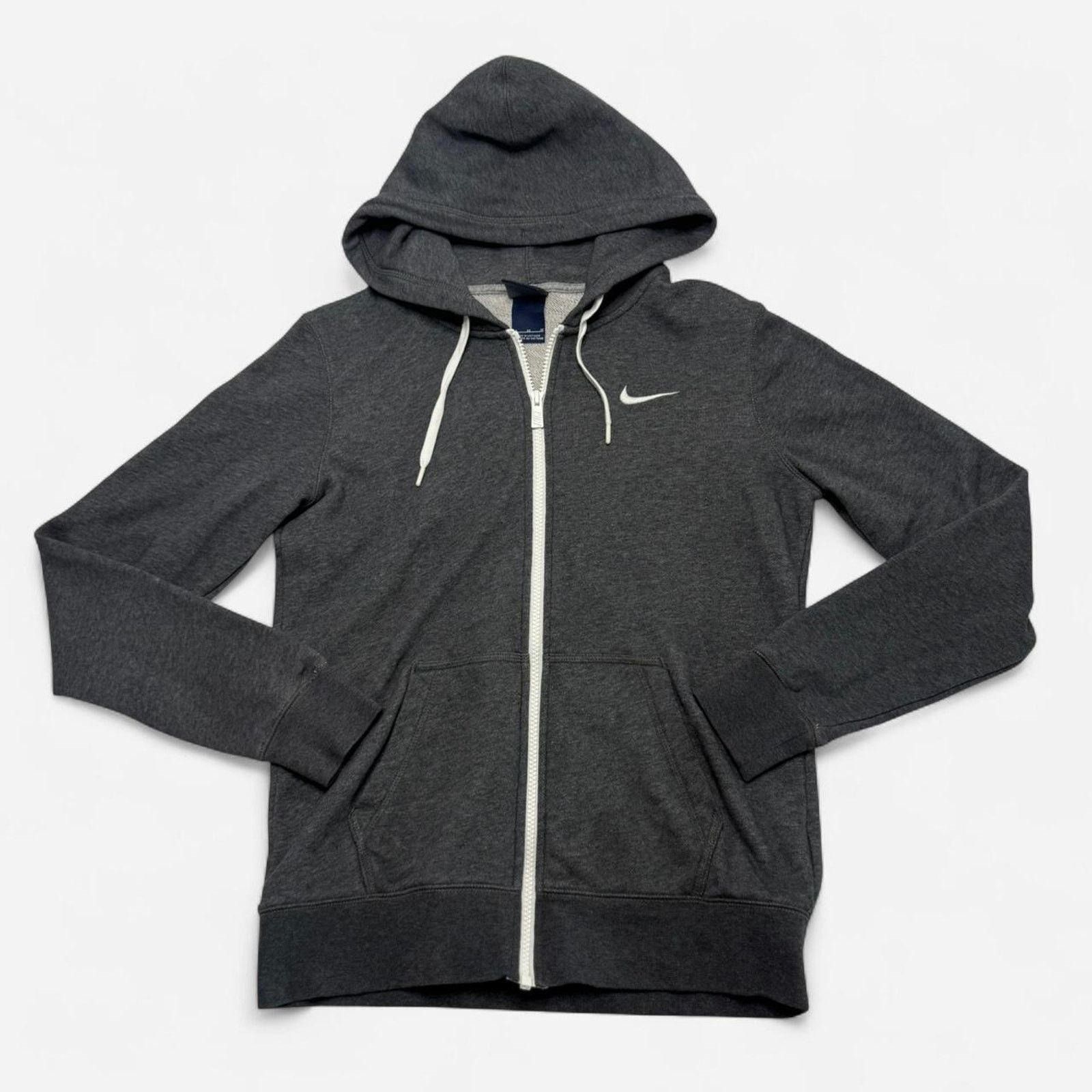 Nike Nike Gray Full Zip Hoodie Womens Medium Casual Zip Up Jacket Size M / US 6-8 / IT 42-44 - 1 Thumbnail