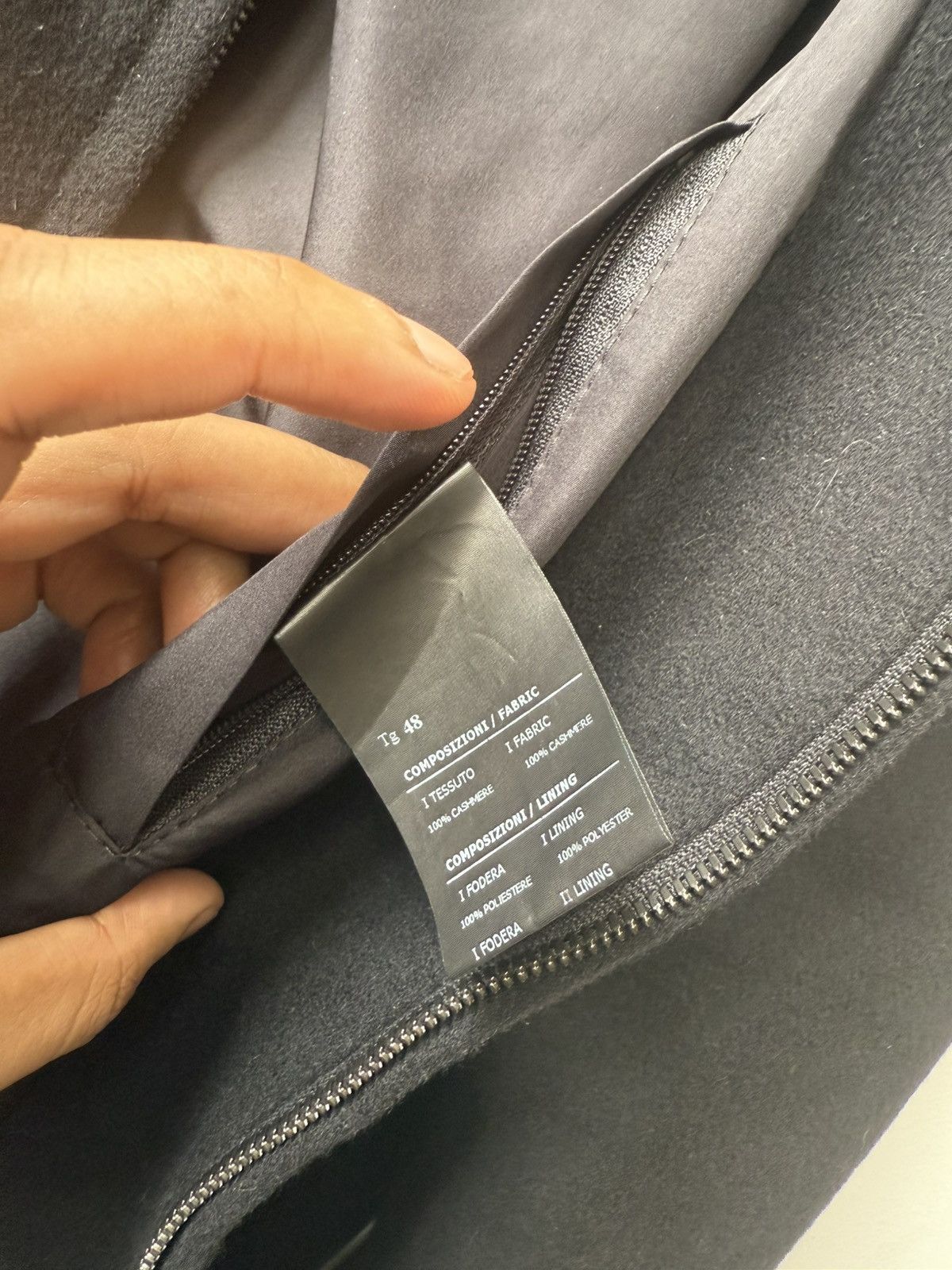 Stoffa $2750 Saman Amel Cashmere Bomber Jacket Size US M / EU 48-50 / 2 - 8 Thumbnail