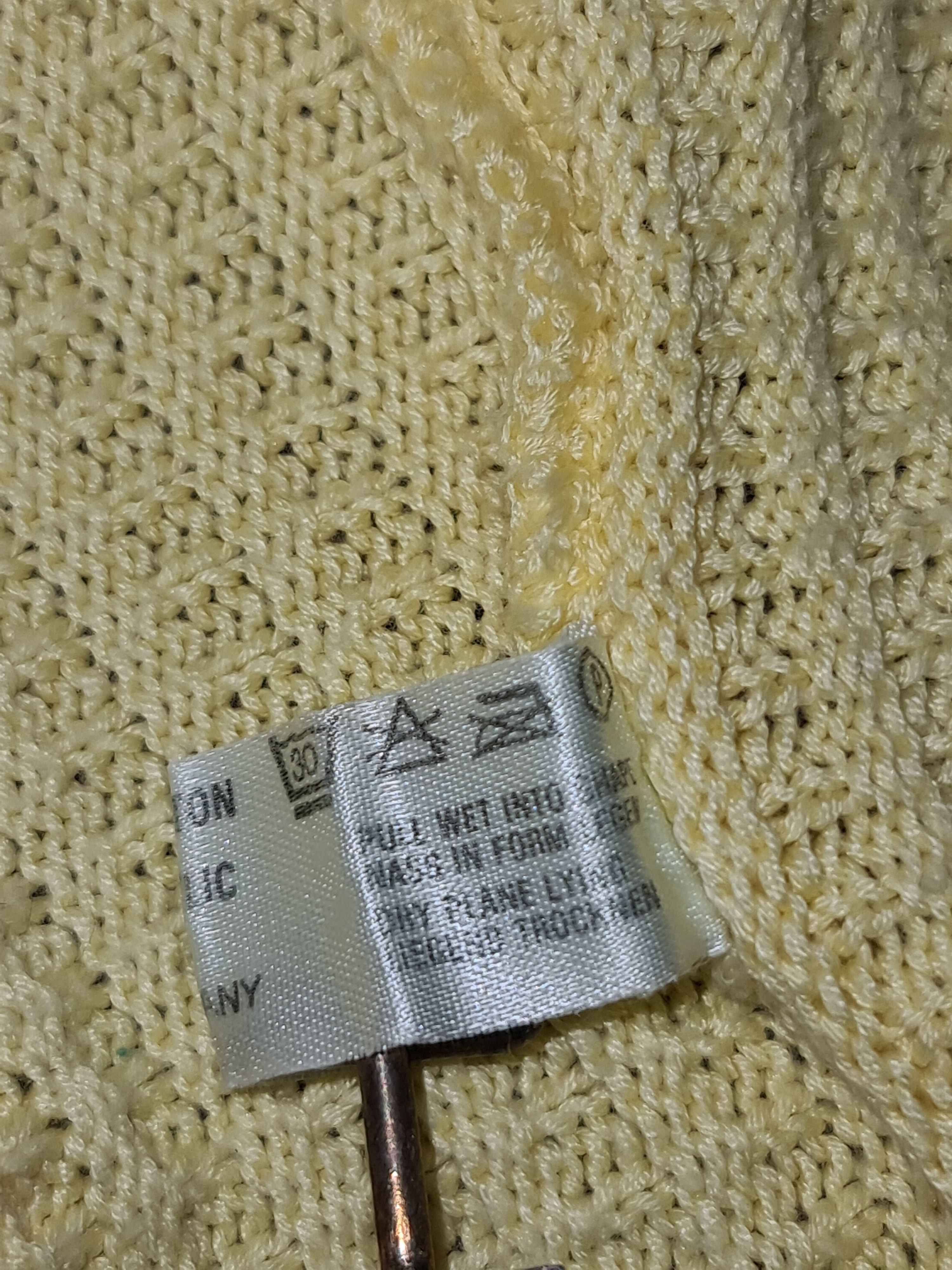 Carlo Colucci 90S Vintage Carlo Colucci Knitted yellow cardigan Size US M / EU 48-50 / 2 - 11 Thumbnail
