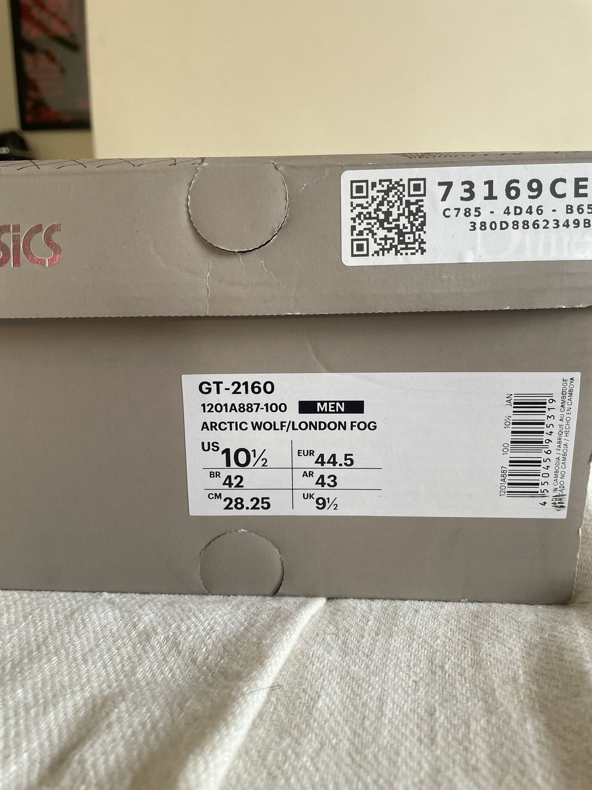Asics × Dime Dime x ASICS GT-2160 Arctic Wolf / London Fog Size US 10.5 / EU 43-44 - 10 Thumbnail
