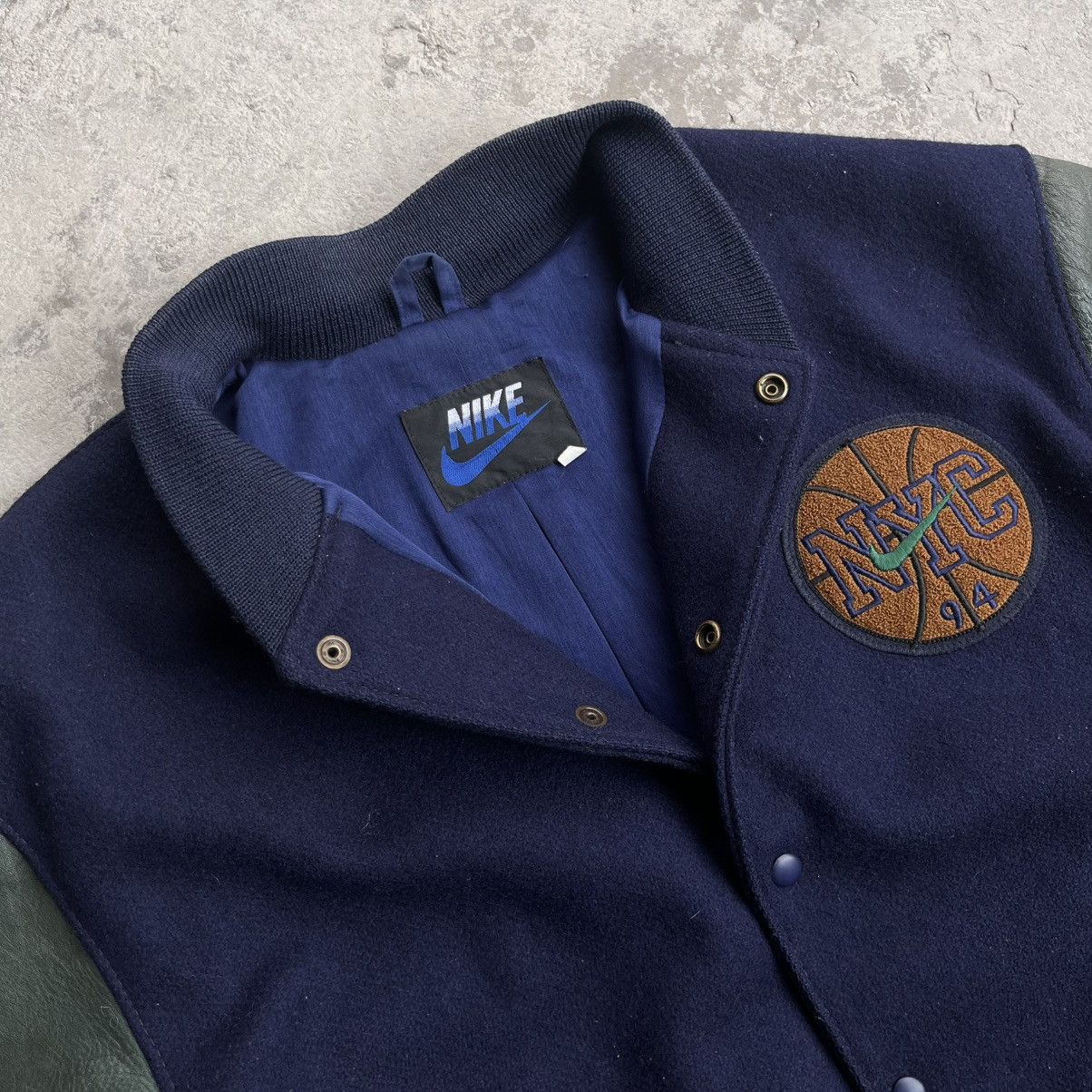 Nike × Vintage Vintage Nike Escolar YOKE Leather Jacket Very Rare Size US XXL / EU 58 / 5 - 4 Thumbnail