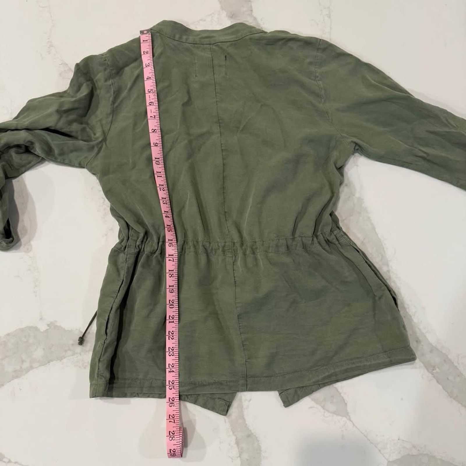Sanctuary Sanctuary Drawcord Waist Open Front Trench Jacket Womens Med Size M / US 6-8 / IT 42-44 - 10 Thumbnail