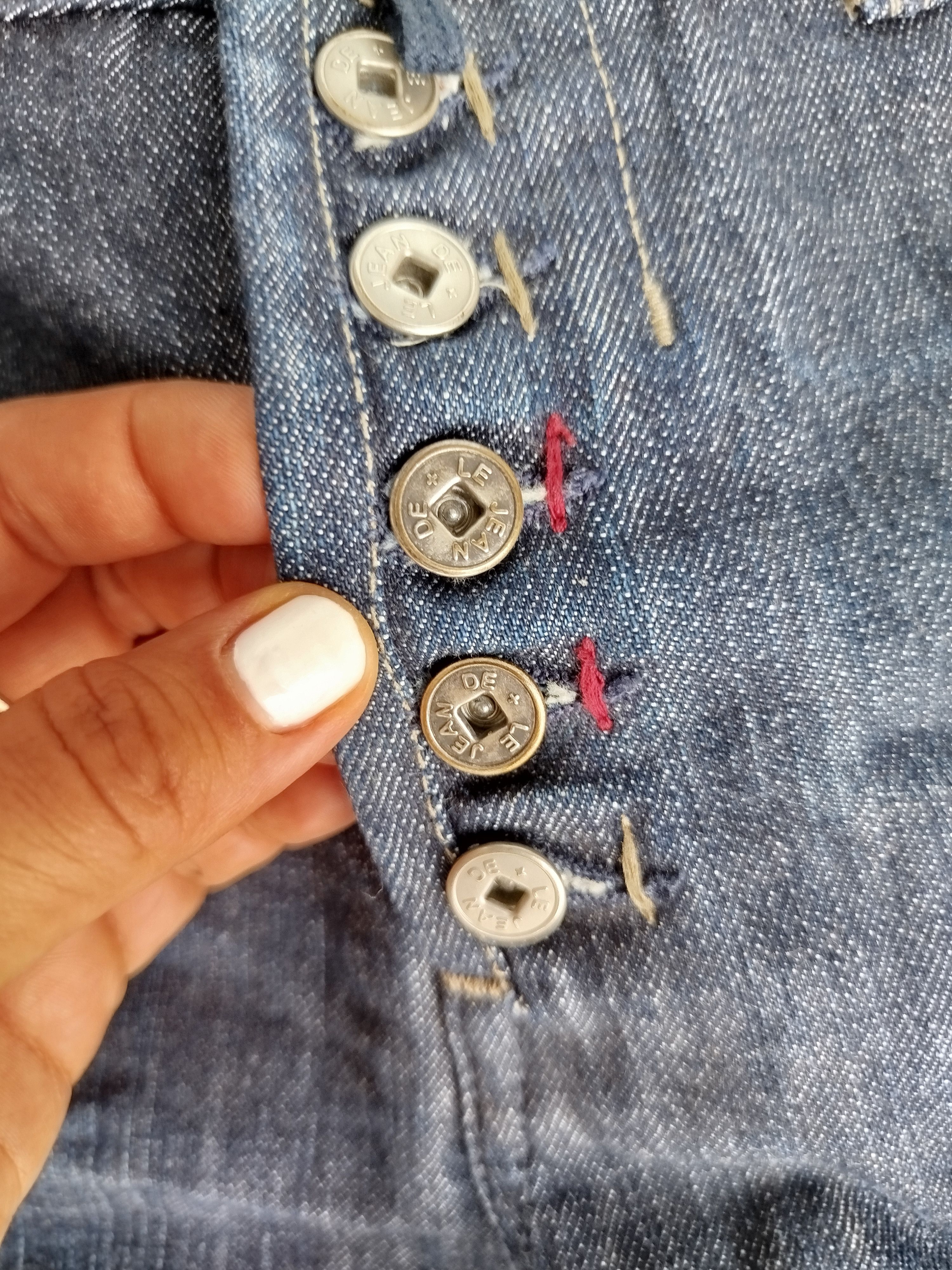 Marithe + Francois Girbaud Jeans Capri Boyfriend Demin Vintage Y2K Size 27/S Size 27" / US 4 / IT 40 - 4 Thumbnail