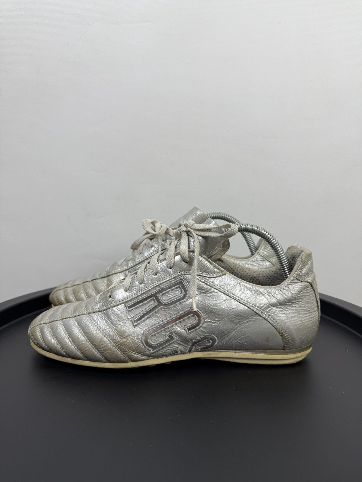 Dirk Bikkembergs Dirk Bikkembergs VTG Low Trainer Leather Logo Shoes Sneakers Size US 8 / EU 41 - 6 Thumbnail