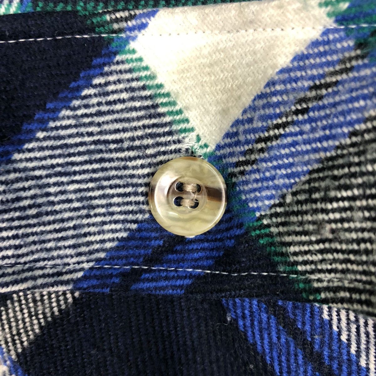 Japanese Brand × Vintage 📌Vintage Chore Tartan Blanket Sophisticated Issey Miyake Size US L / EU 52-54 / 3 - 17 Thumbnail
