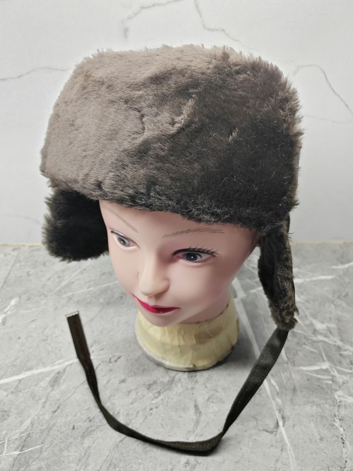 Vintage Vintage Y2k Ushanka Fur Earflap Cap Hat Size ONE SIZE - 1 Thumbnail