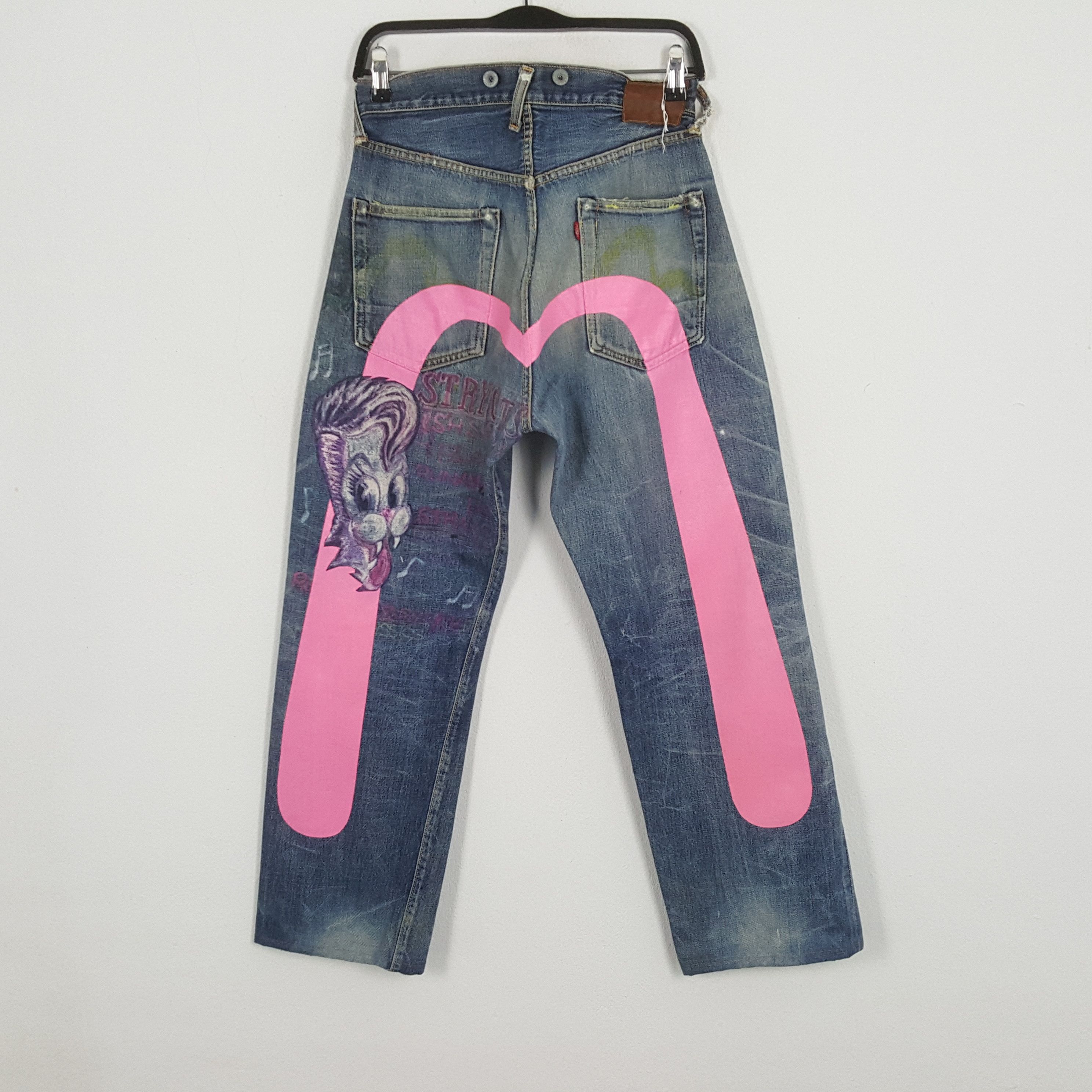 Japanese Brand × Vintage EVIS Japanese Brand Streetwear Custom Daicock Jeans Size US 28 / EU 44 - 1 Thumbnail