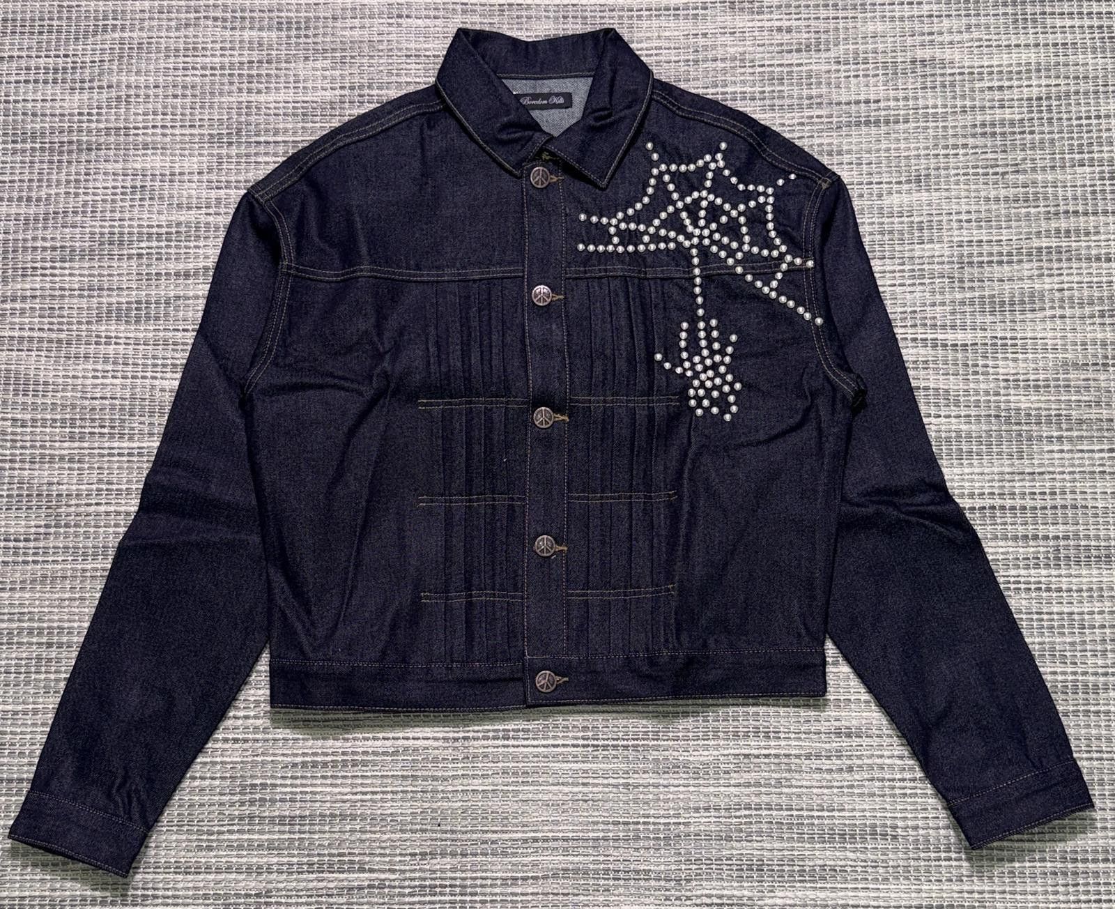 Other Boredom Kills Spider Denim Jacket Size US XXL / EU 58 / 5 - 1 Thumbnail