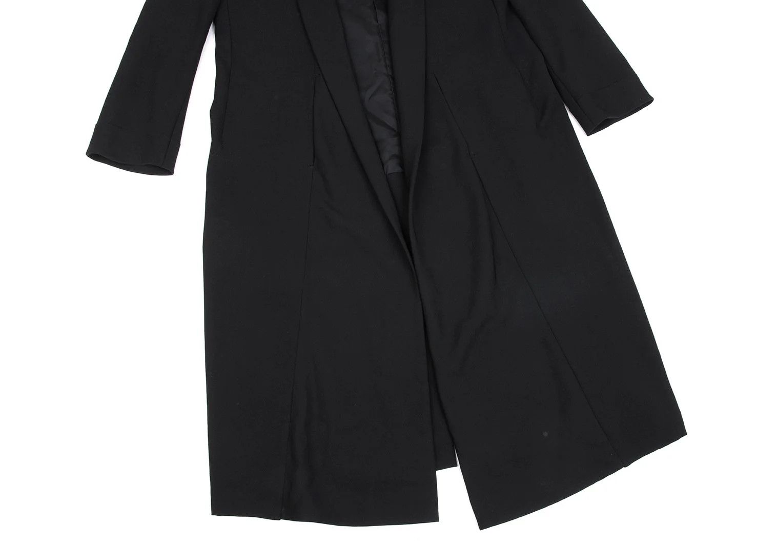 Yohji Yamamoto Yohji Yamamoto Wool Gabardine Long Jacket Size US M / EU 48-50 / 2 - 6 Thumbnail