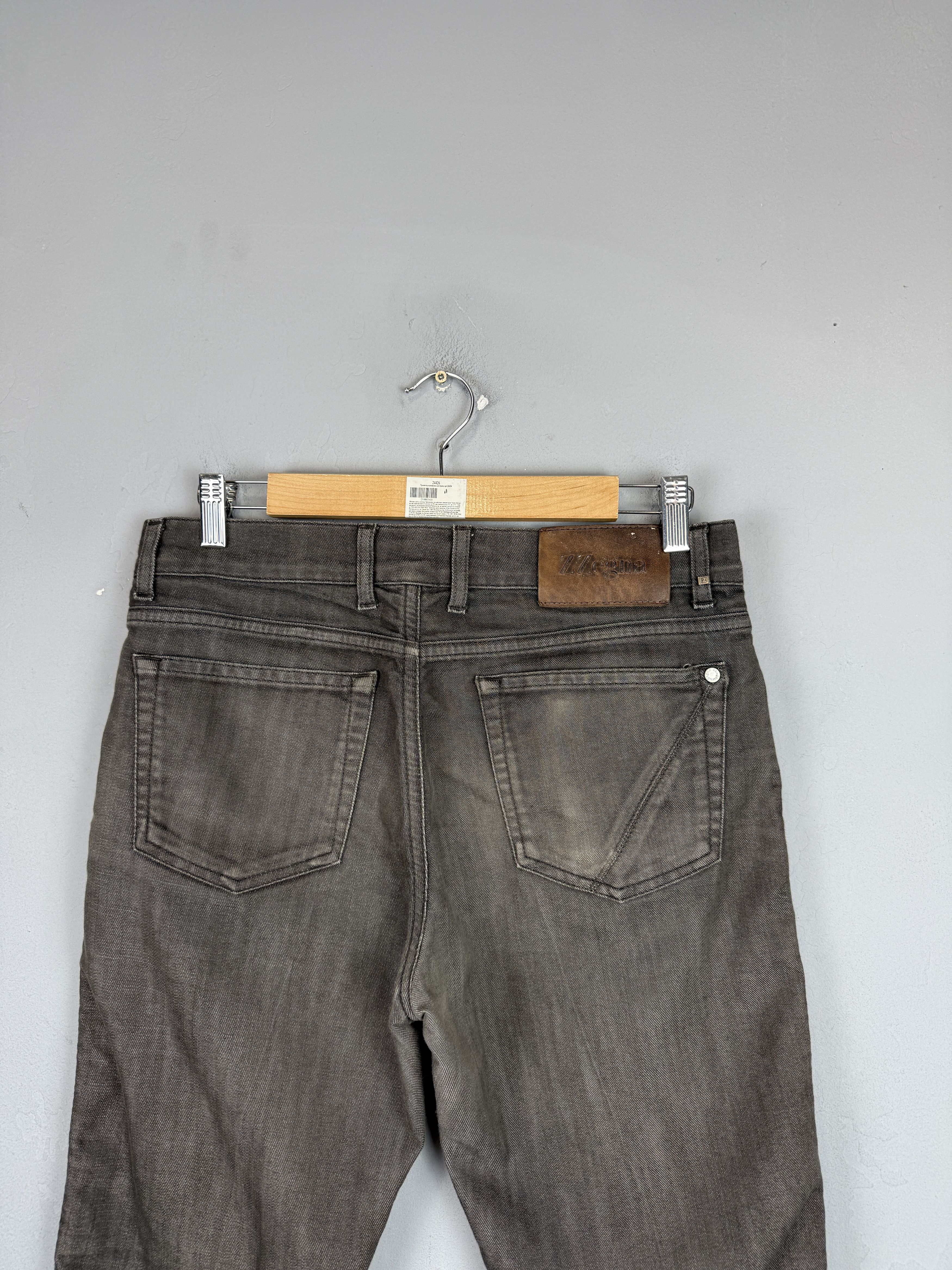 Ermenegildo Zegna Z Zegna Jeans Slim Fit Regular Rise Brown Trouser Size US 34 / EU 50 - 4 Thumbnail