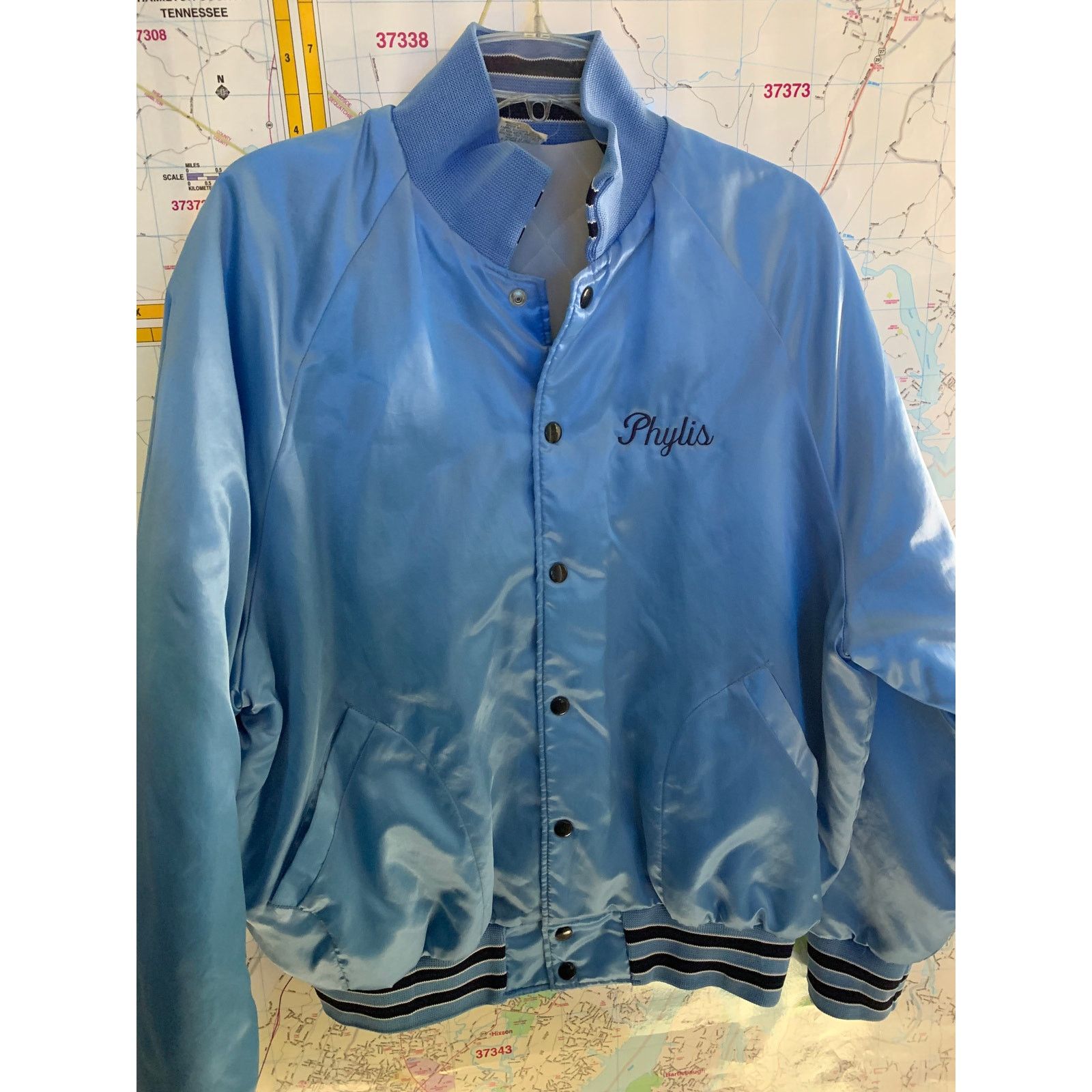 Vintage Aristo Jac 1980s Vintage Unisex Windbreaker Bomber Jacket Size US XL / EU 56 / 4 - 2 Thumbnail