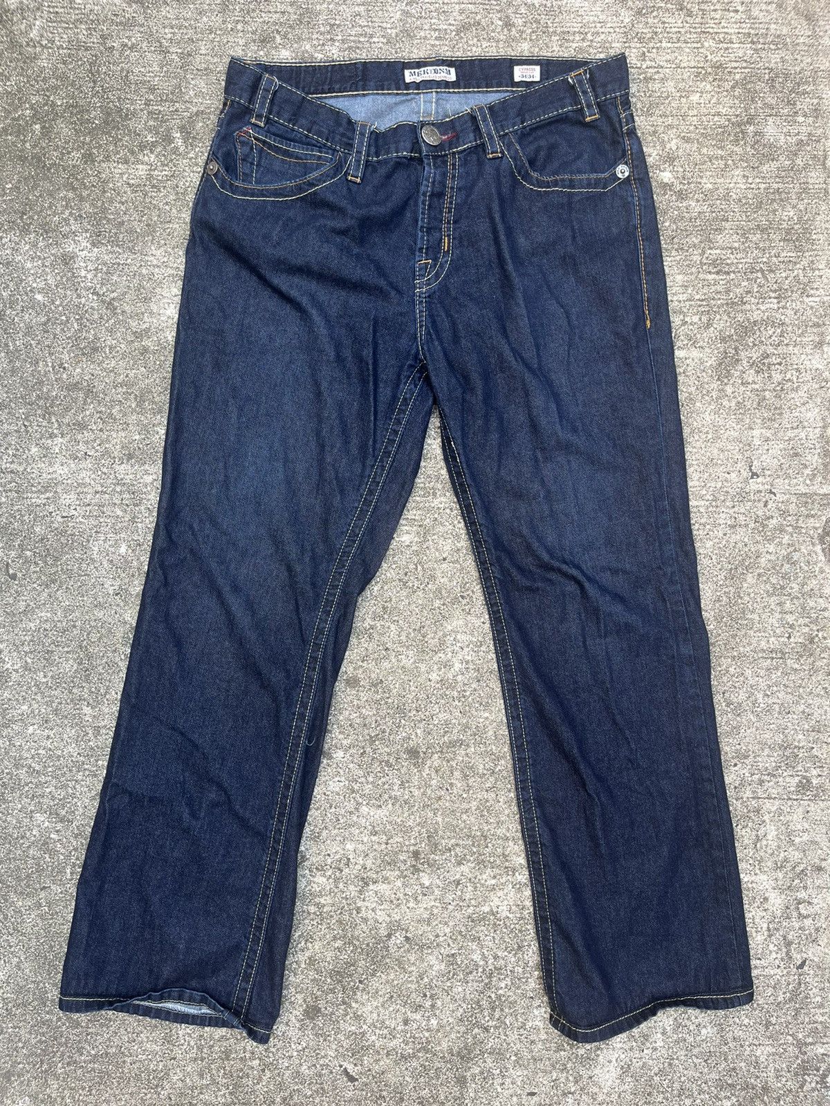 MEK × Mek Denim Vintage Y2K Flared Jeans Mek Denim Size US 34 / EU 50 - 2 Thumbnail