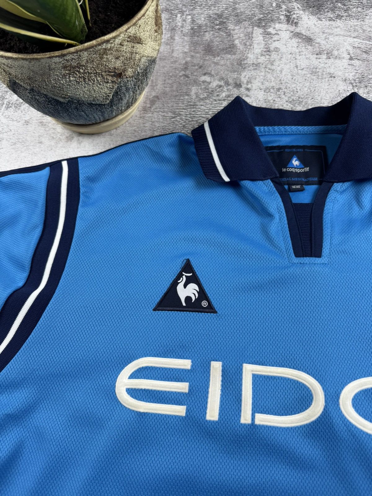 Le Coq Sportif Manchester City 38/40 2001/2002 Football Shirt Jersey Kit Size US M / EU 48-50 / 2 - 10 Thumbnail