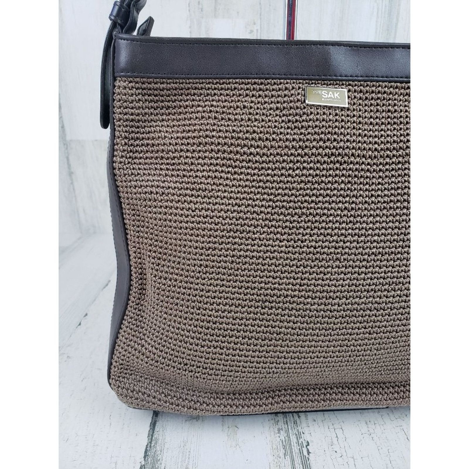 The Sak The Sak Elliot Lucca Brown Crochet Shoulder Bag Purse Size ONE SIZE - 3 Thumbnail