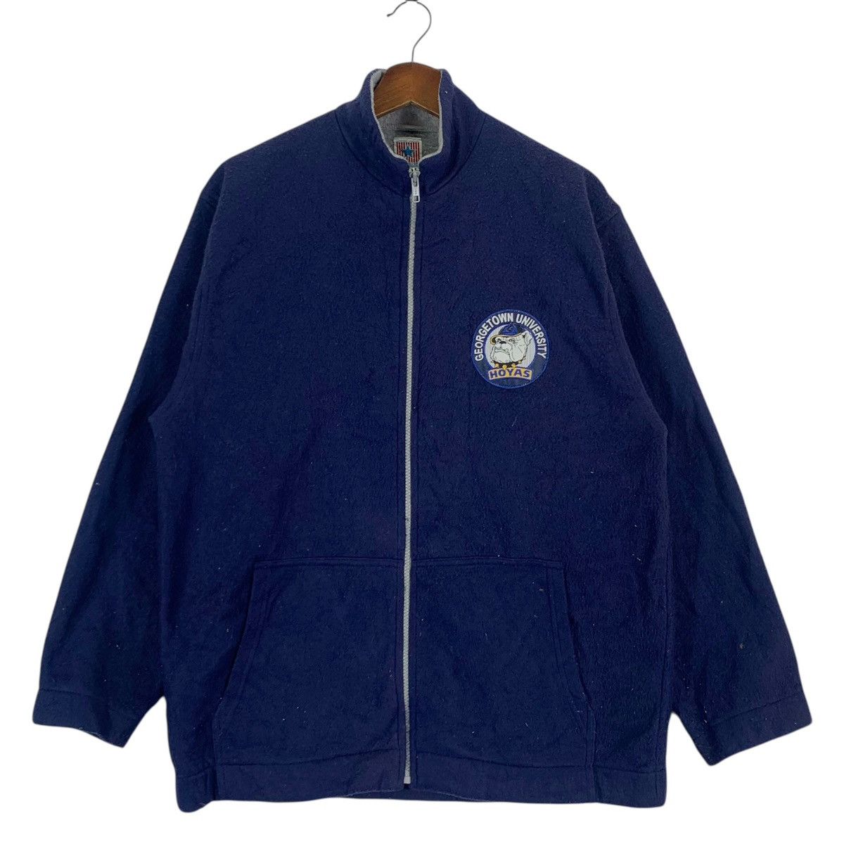 Vintage Vintage US College Collection Hoyas Full Zip Jacket Size US M / EU 48-50 / 2 - 1 Thumbnail