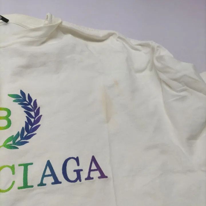 Balenciaga Balenciaga Balenciaga Colorful Logo Print TShirt -2507 Size US S / EU 44-46 / 1 - 2 Thumbnail