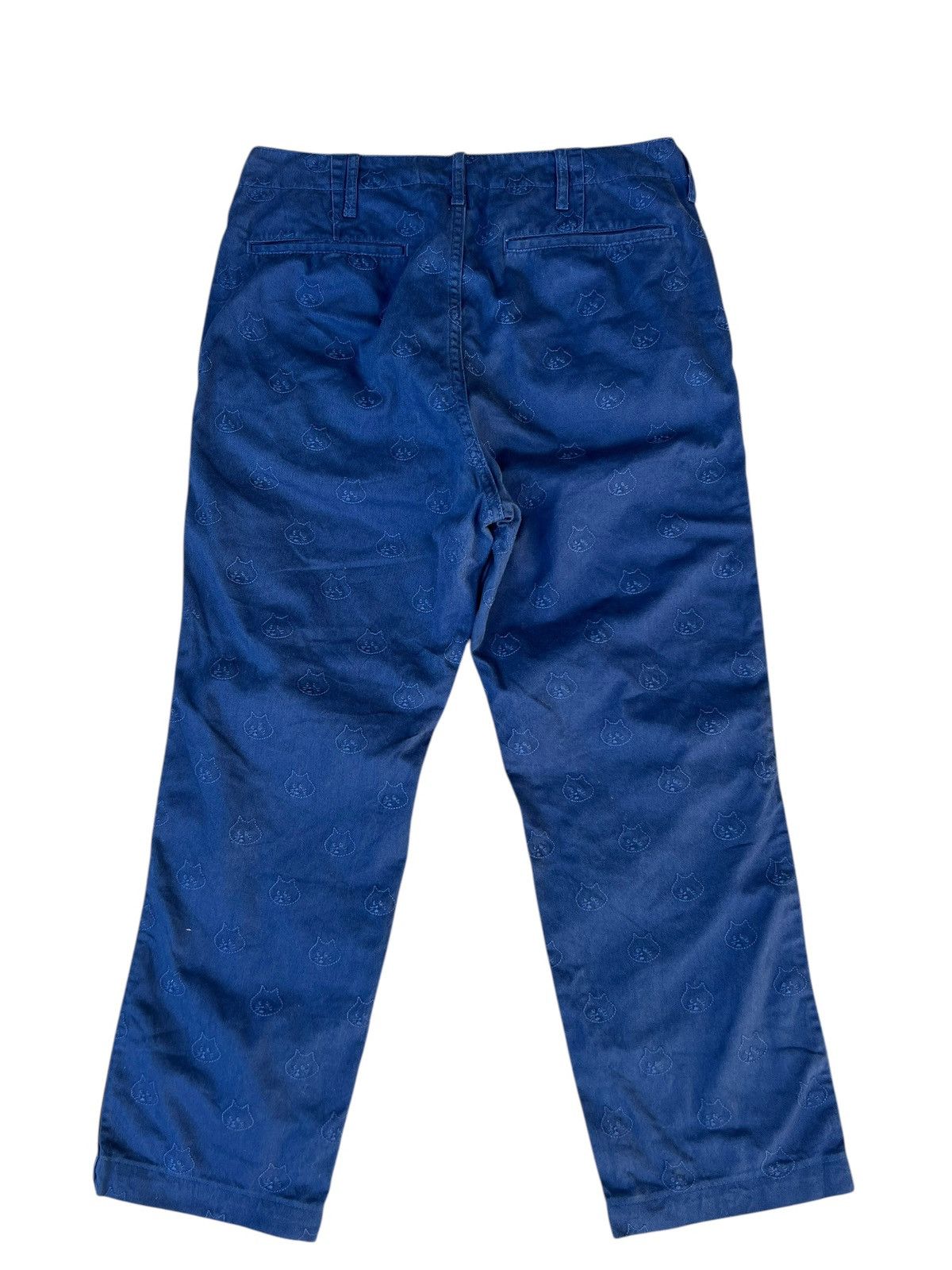 Issey Miyake Issey Miyake, Ne-net All Over Embroidery Cat Head Crop Pant Size US 30 / EU 46 - 12 Thumbnail