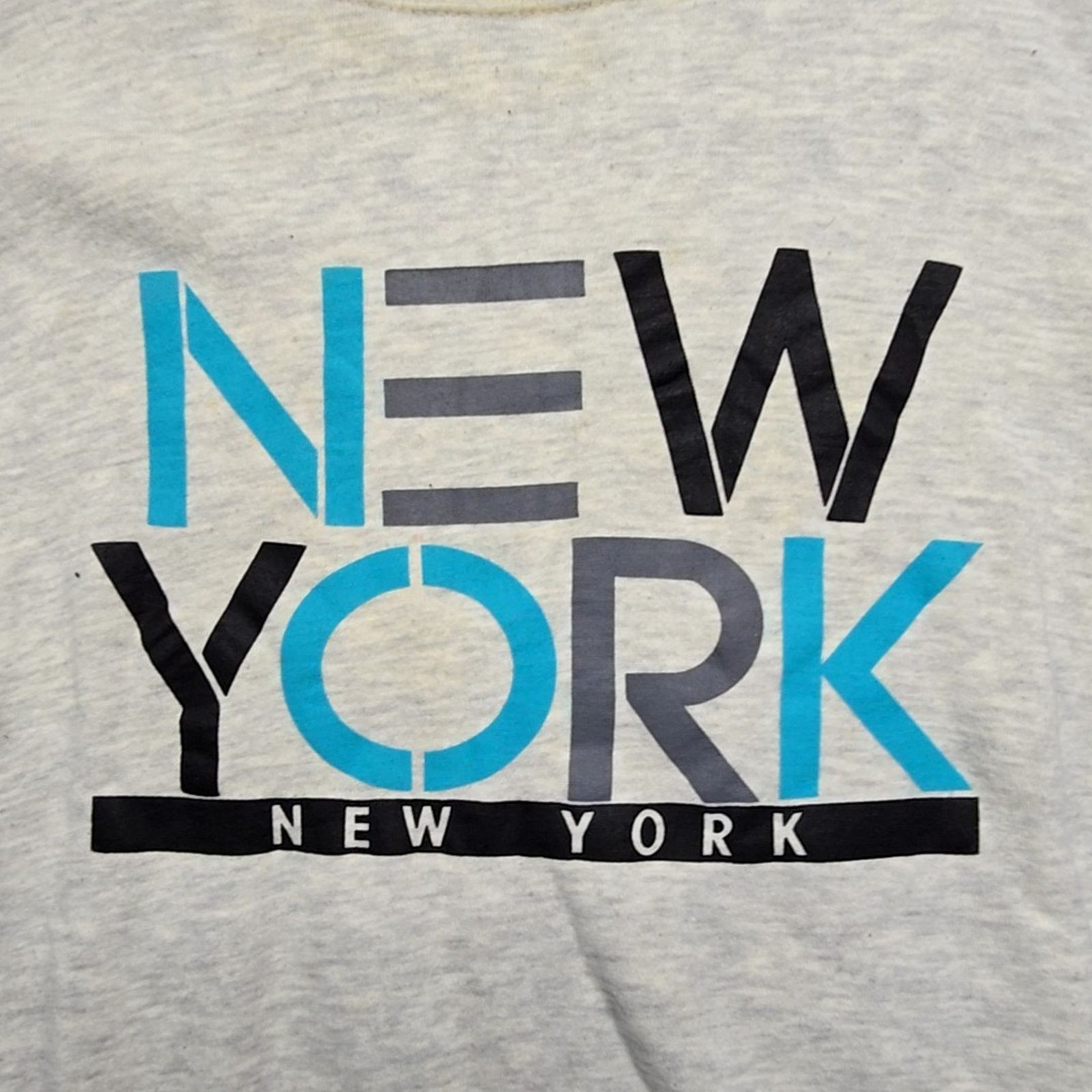 Vintage Vintage New York Sweatshirt Gray Mens XL Graphic 90s VTG Size US XL / EU 56 / 4 - 2 Thumbnail