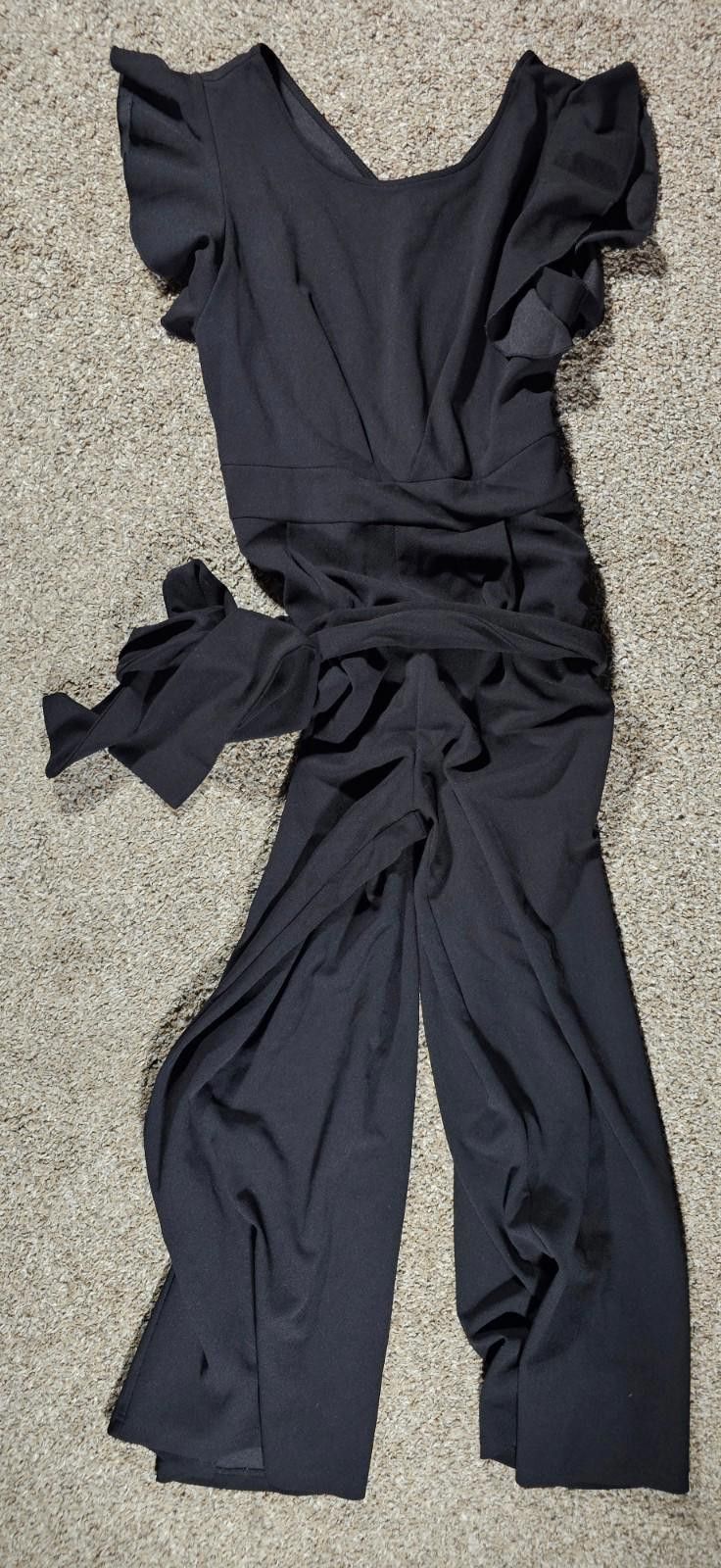 Homespun Knitwear Knitee L US 12-14 Black Pant Suit Size L / US 10 / IT 46 - 1 Thumbnail