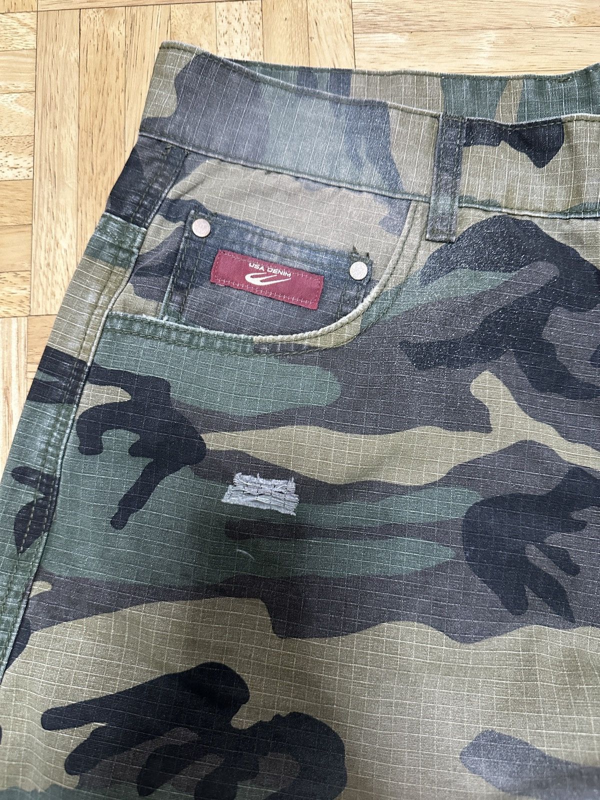 Other End Days Baggy Ripstop Camo Cargos Size US 32 / EU 48 - 3 Thumbnail