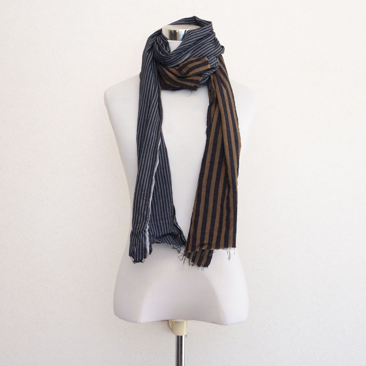 Other Japanese Scarf Vintage — Hand-Stitched Patchwork Cotton Size ONE SIZE - 3 Thumbnail