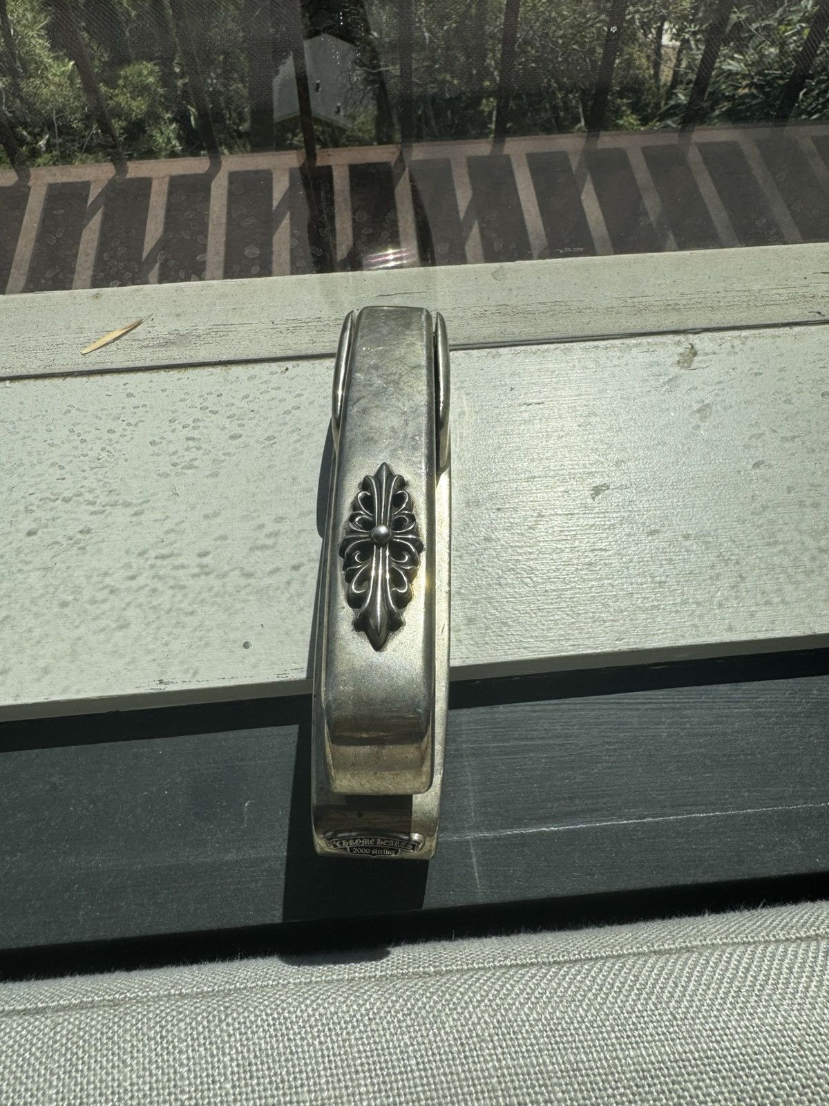 Chrome Hearts Silver Floral Stapler Size ONE SIZE - 3 Thumbnail