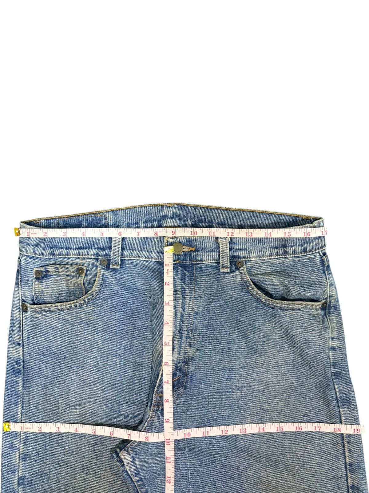 Edwin Vintage Japanese Brand Mud Wash Loose Jeans Size US 34 / EU 50 - 6 Thumbnail