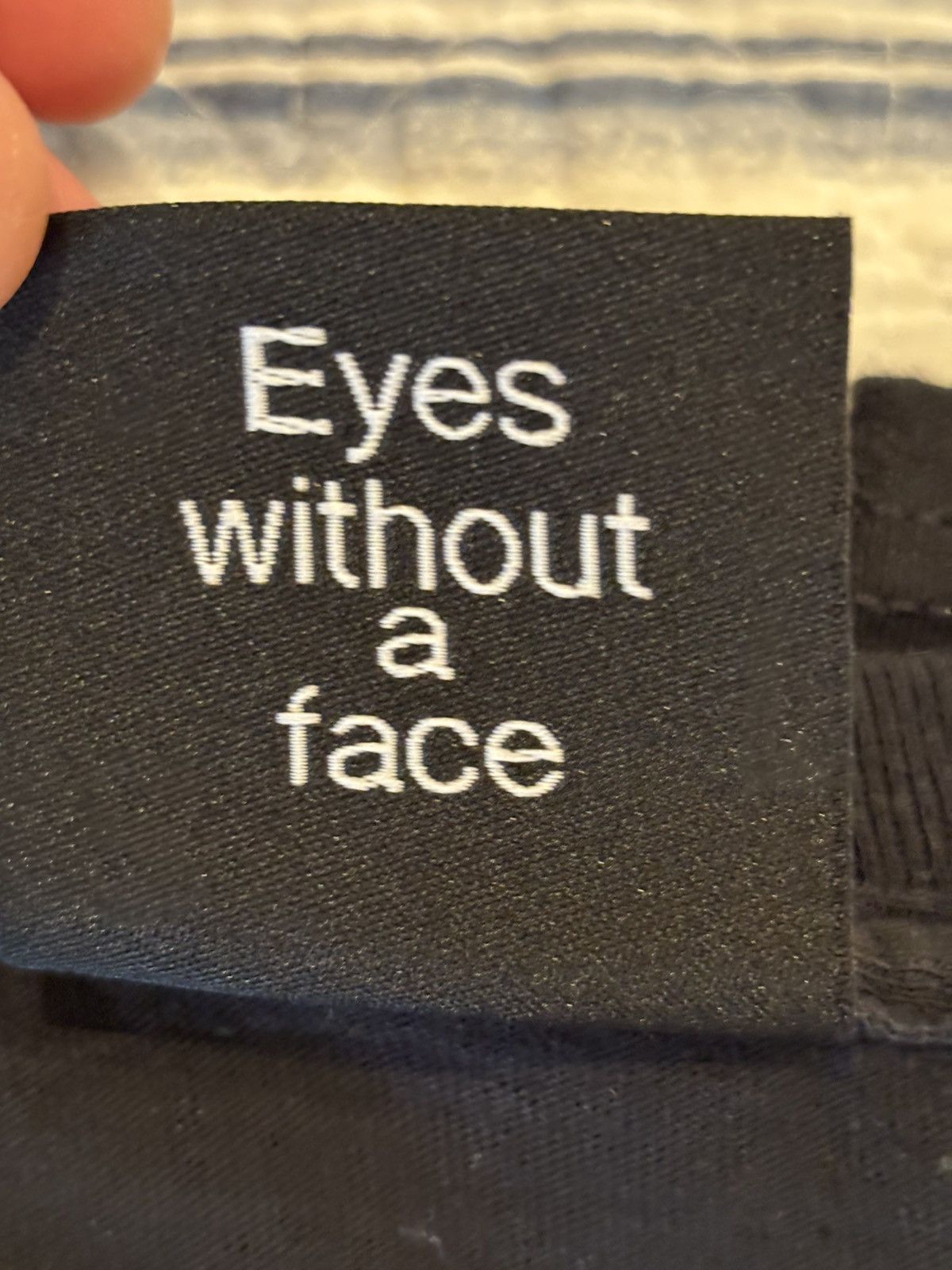 Fucking Awesome × NHL Hockey eyes without a face black t shirt medium Size US M / EU 48-50 / 2 - 2 Thumbnail