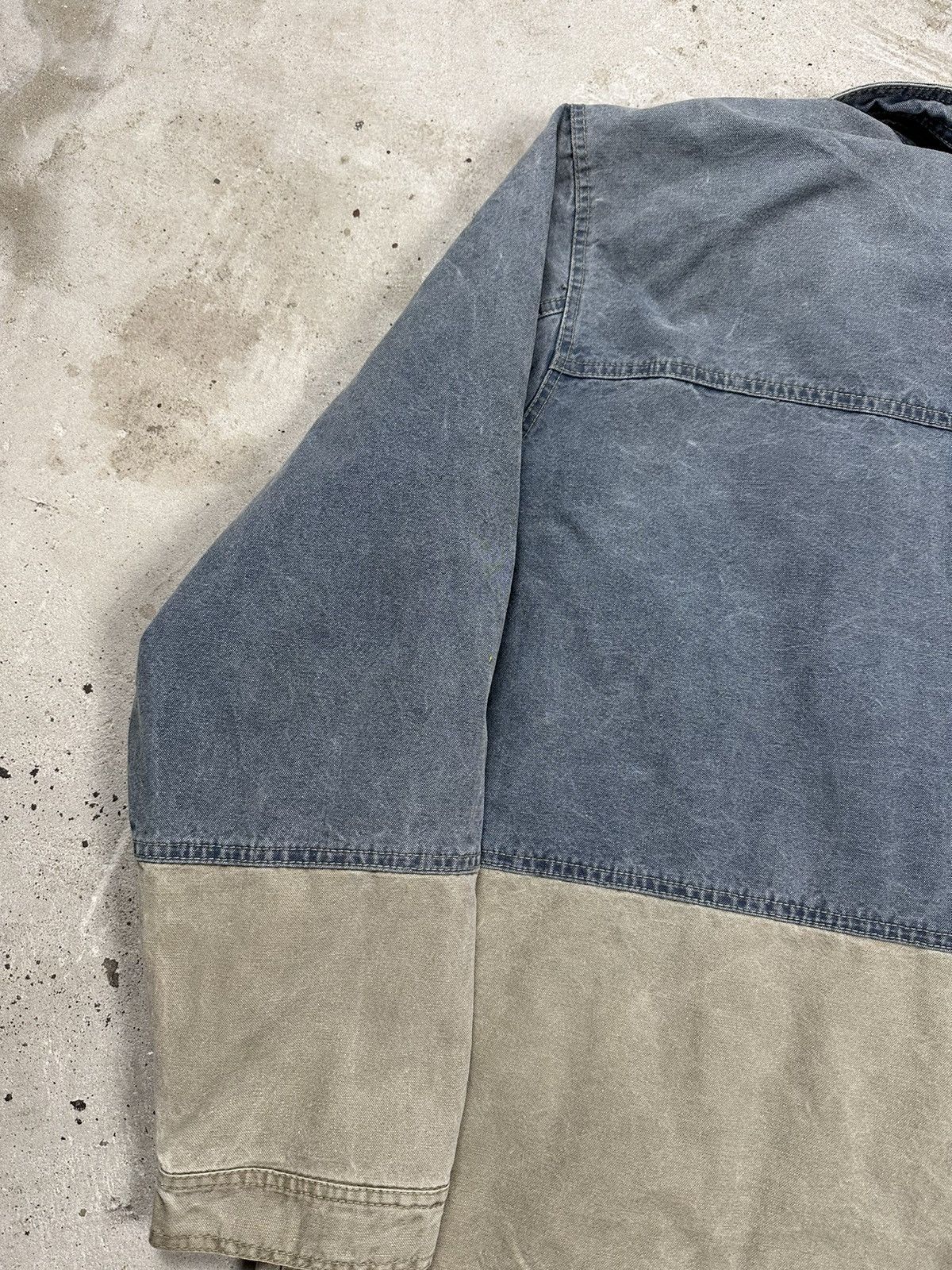 Big Star × Vintage Vintage 90s Big Star Chore Jacket Coat Washed Denim Utility Size US L / EU 52-54 / 3 - 12 Thumbnail